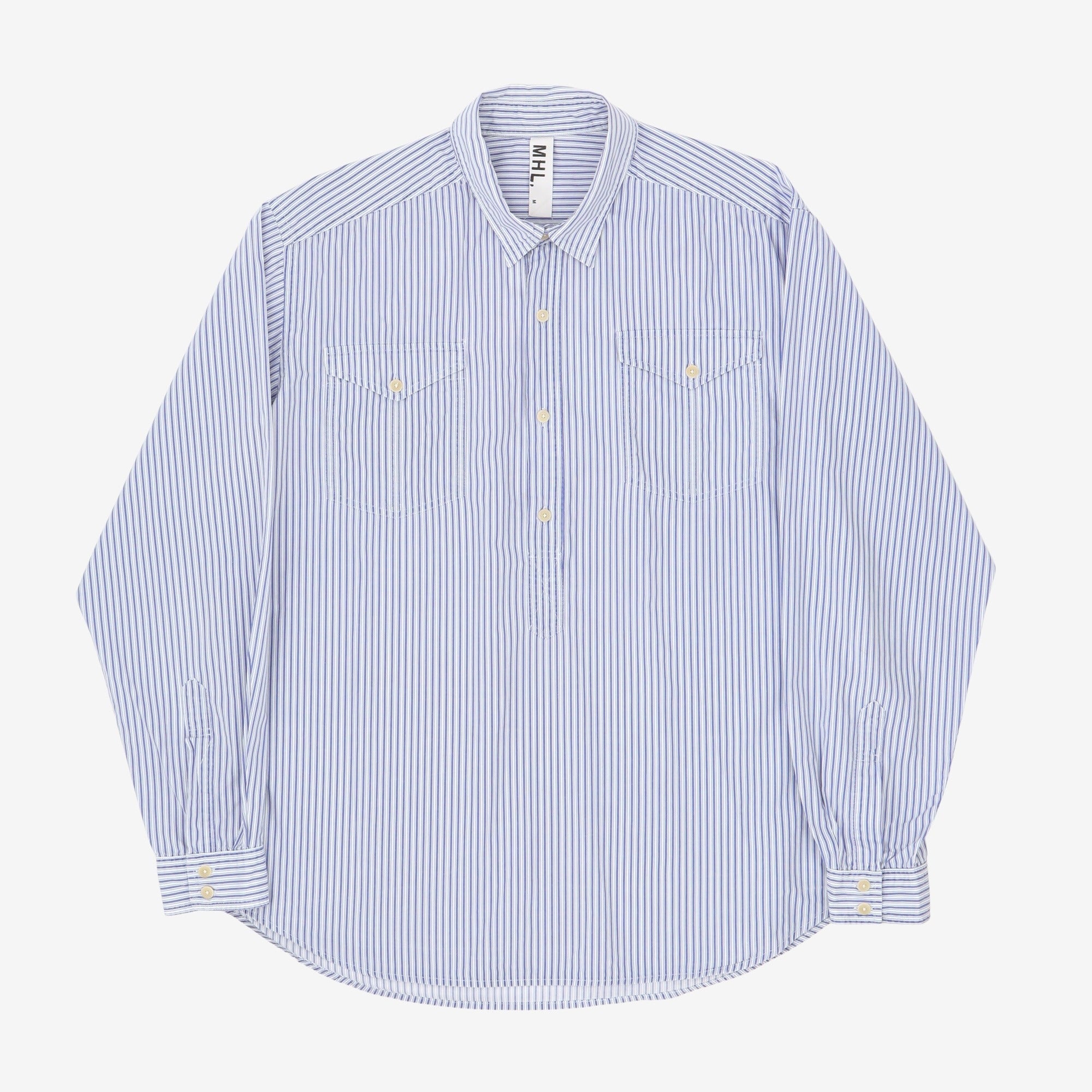 MHL 2 Pocket Striped PO Shirt