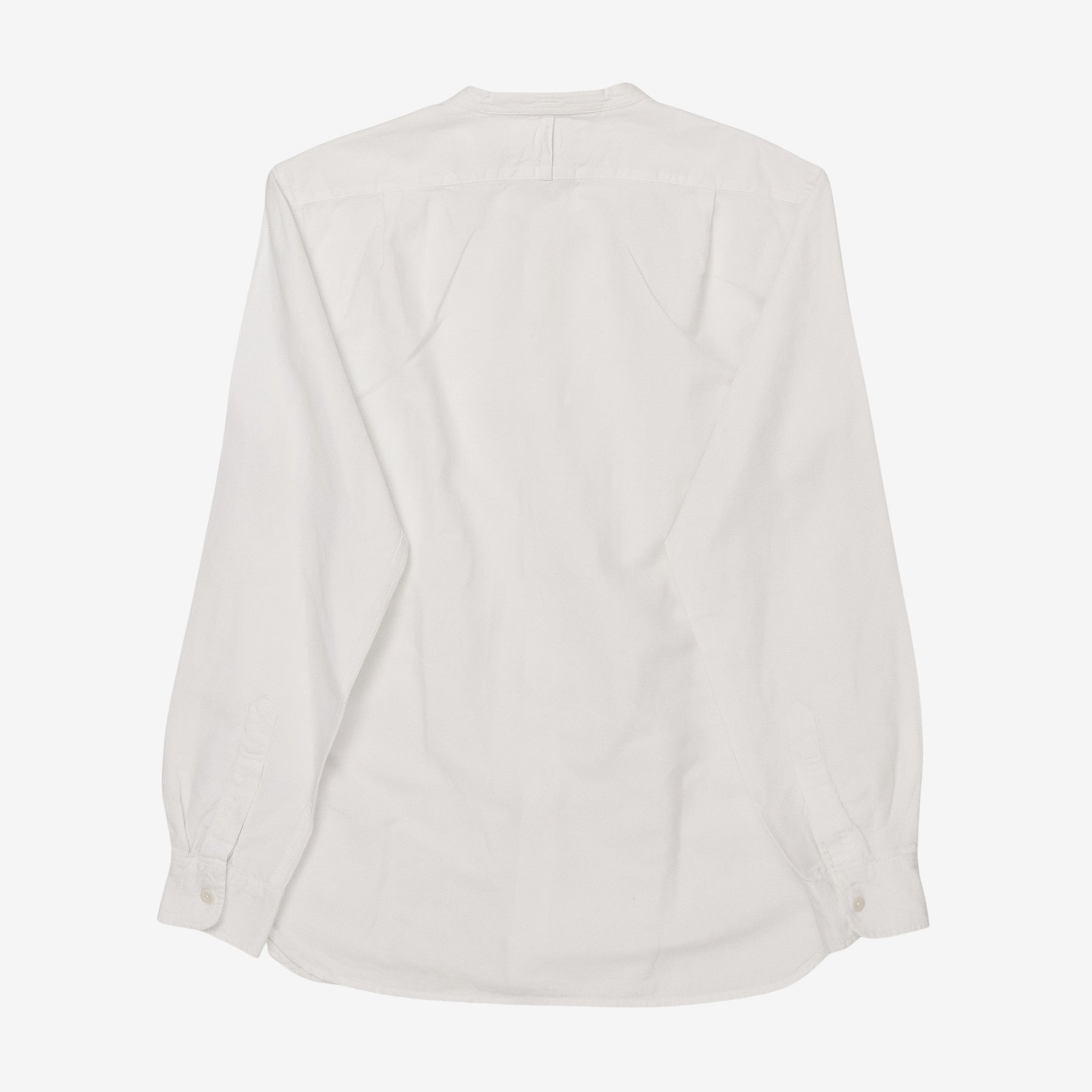 MHL Linen Blend Stand Collar Shirt