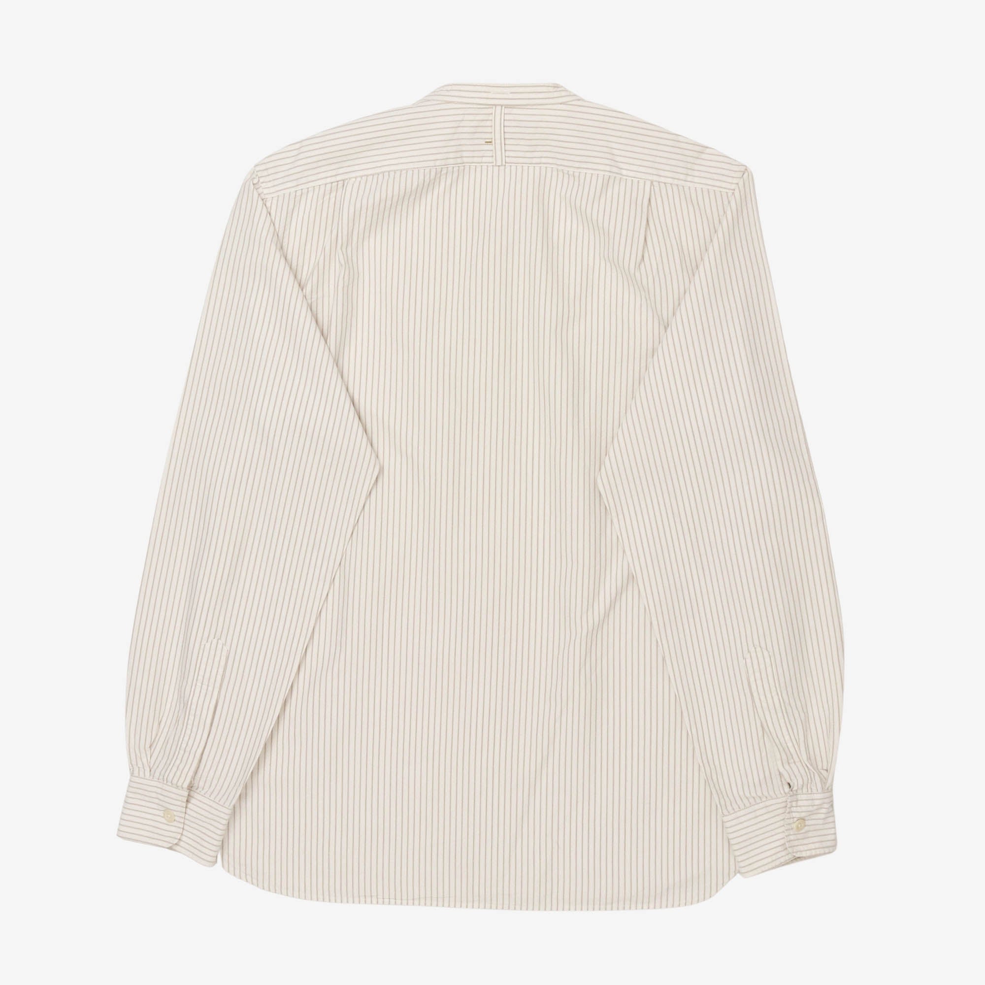 MHL Stand Up Collar Striped Shirt