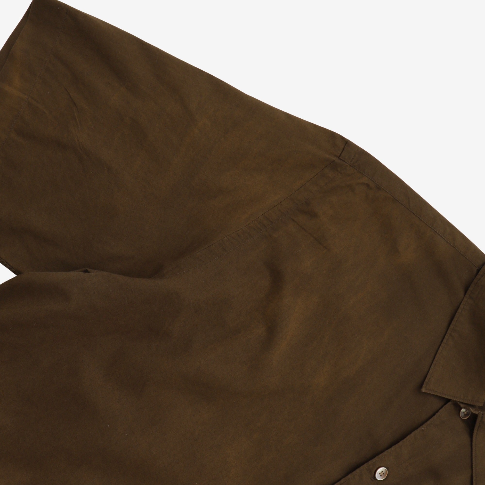 Typewriter Open Collar Shirt