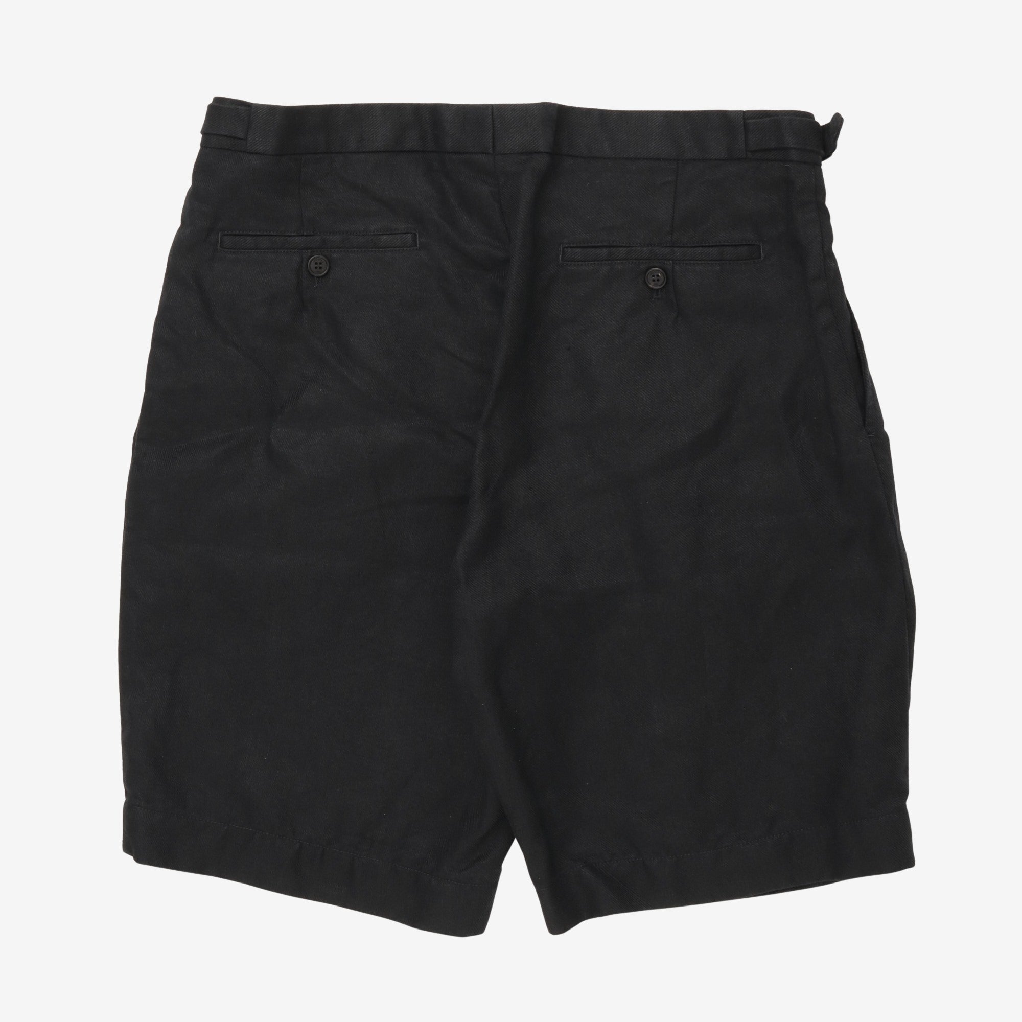 Pleated Linen Shorts (36W)