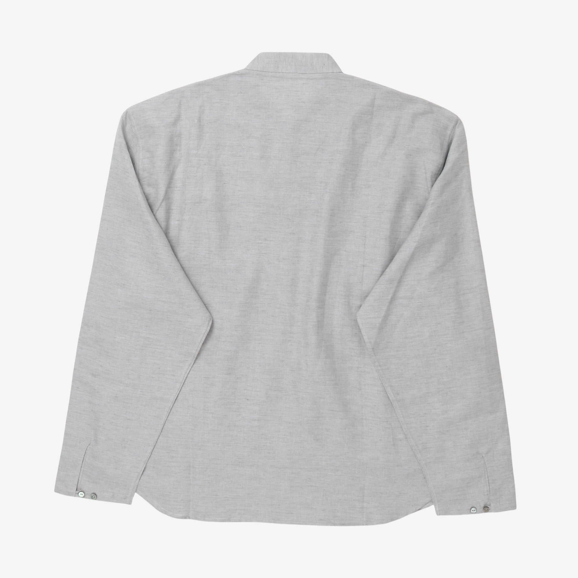 Grandad Collar Half Placket Shirt