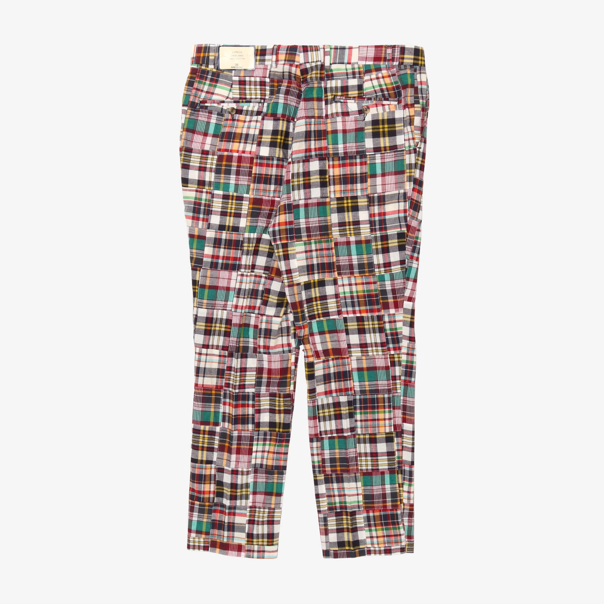 Patchwork Madras Trousers (38W X 30L)