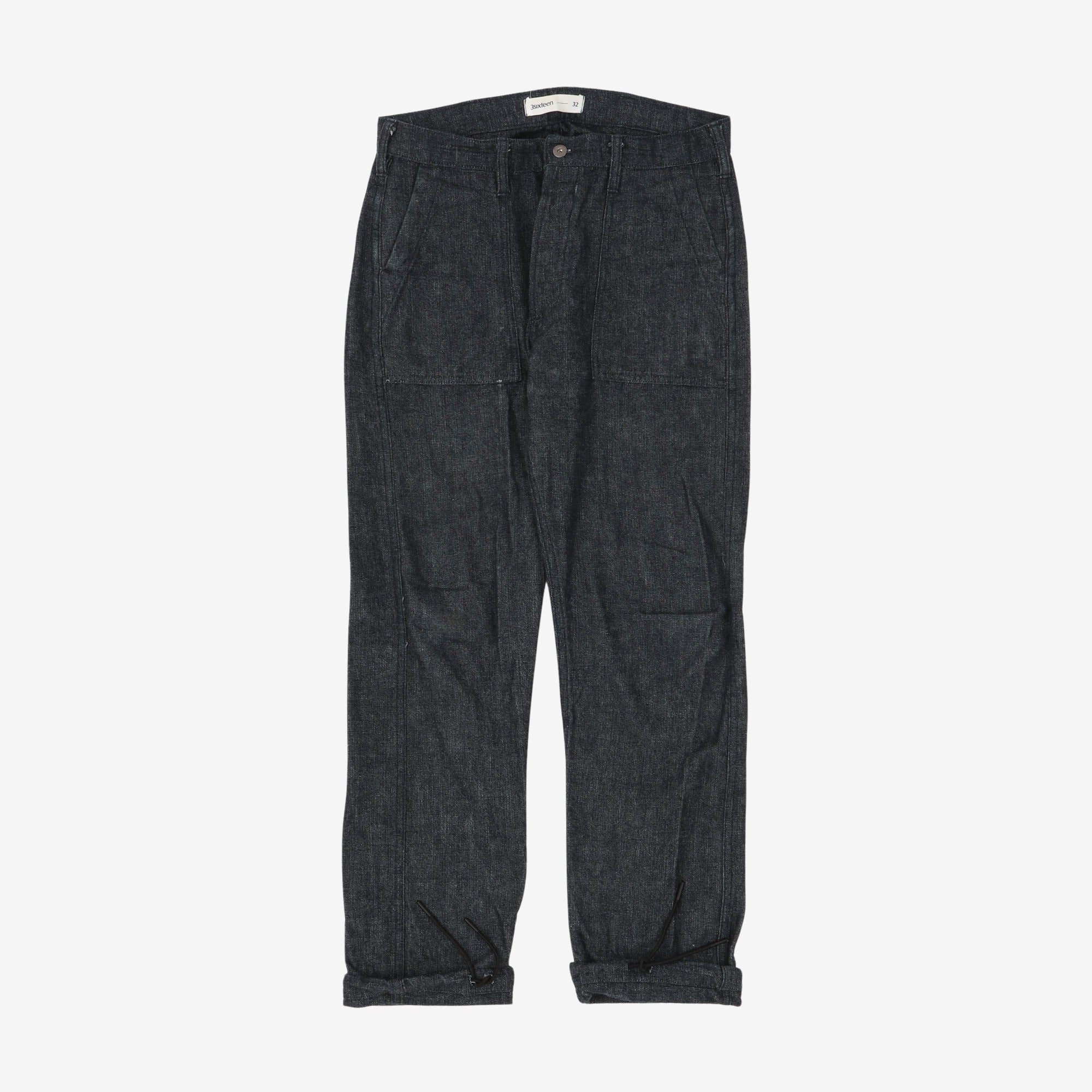 Denim Fatigue Pants
