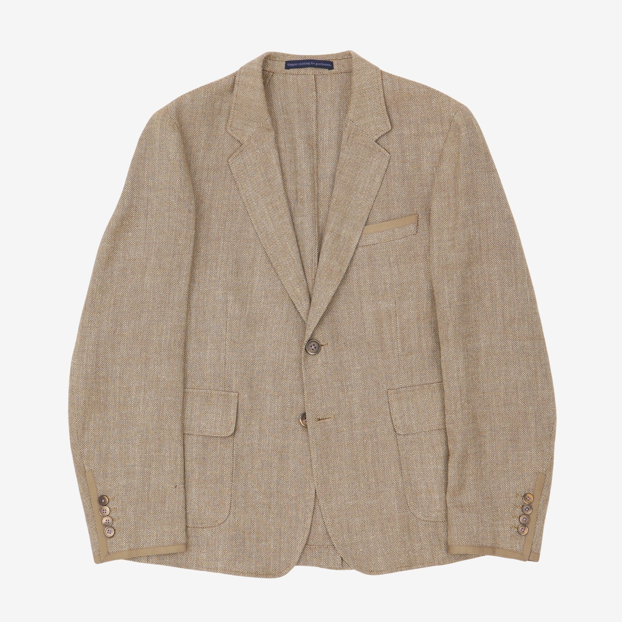 Linen Silk Blend Blazer