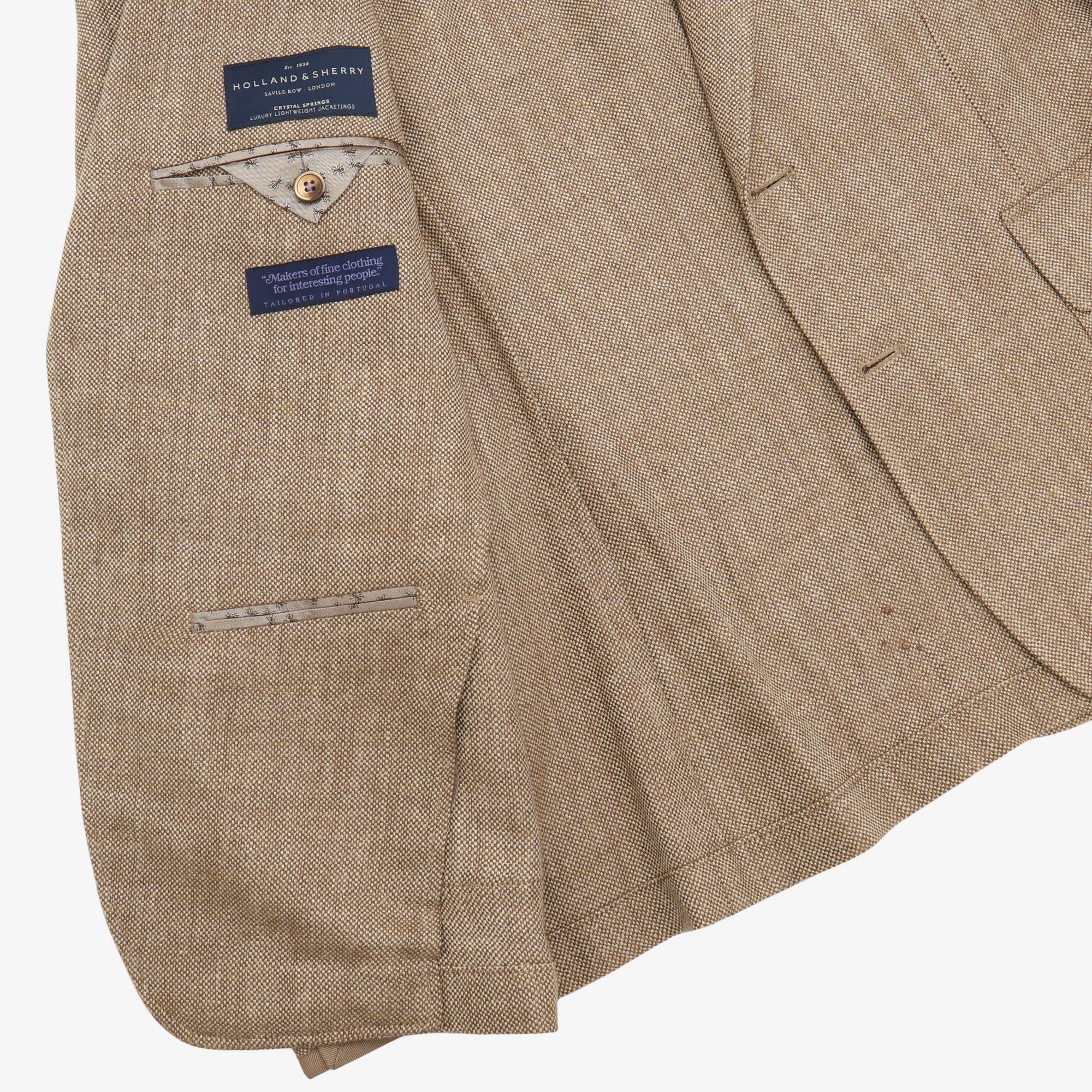 Linen Silk Blend Blazer