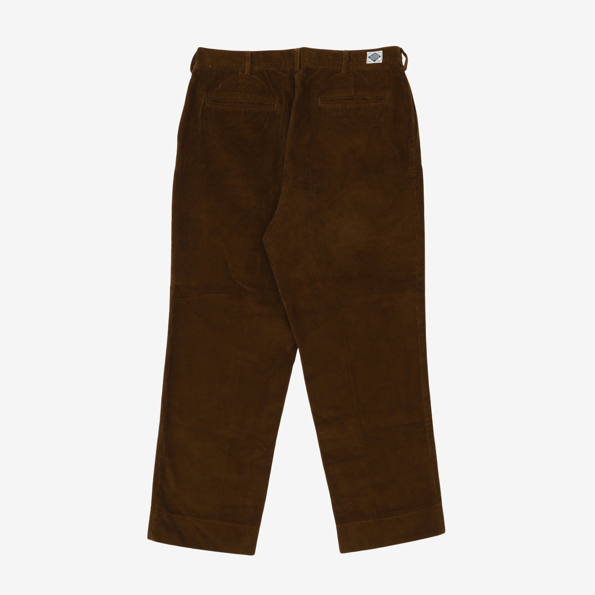 Corduroy Pleated Trousers