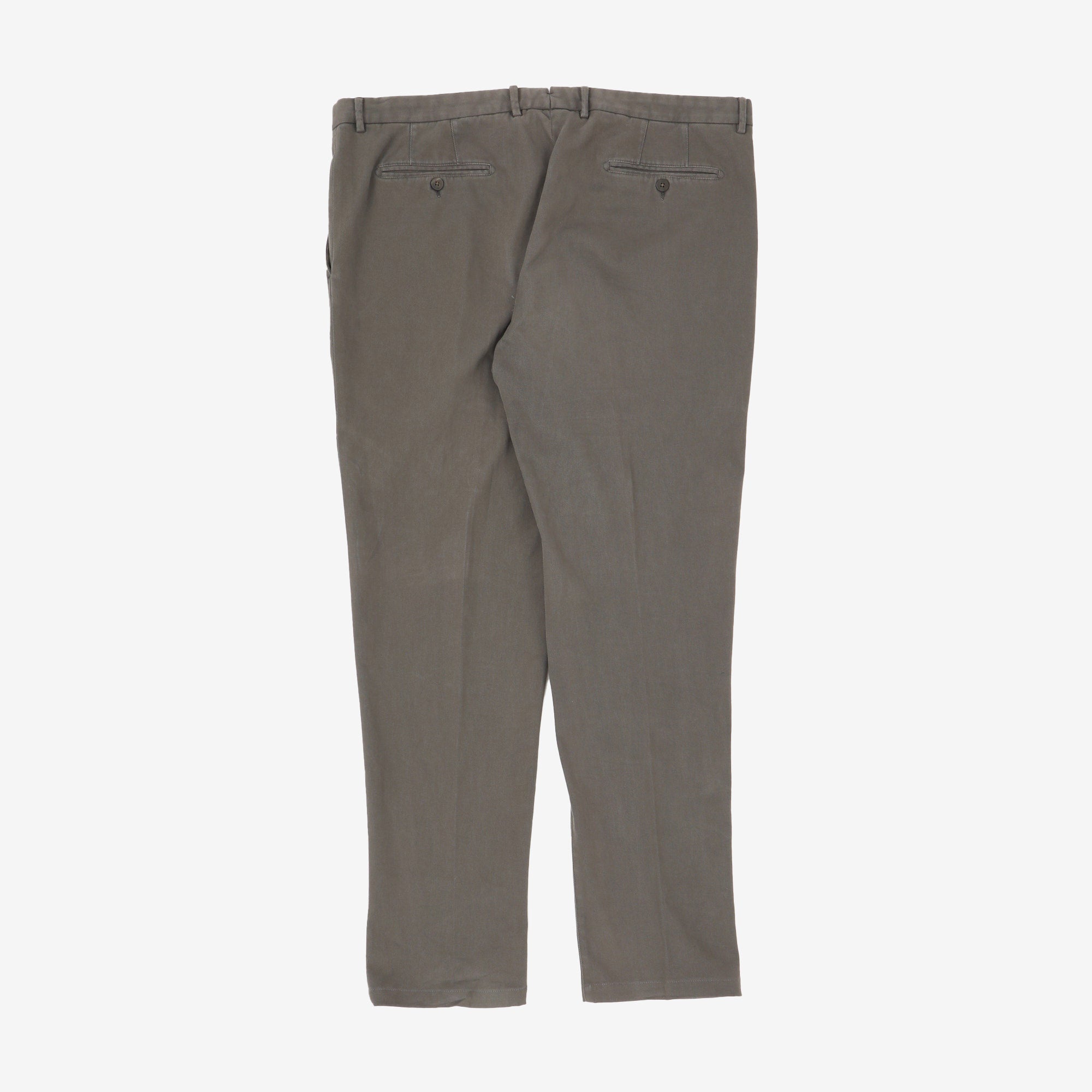 Pleated Cotton Chinos