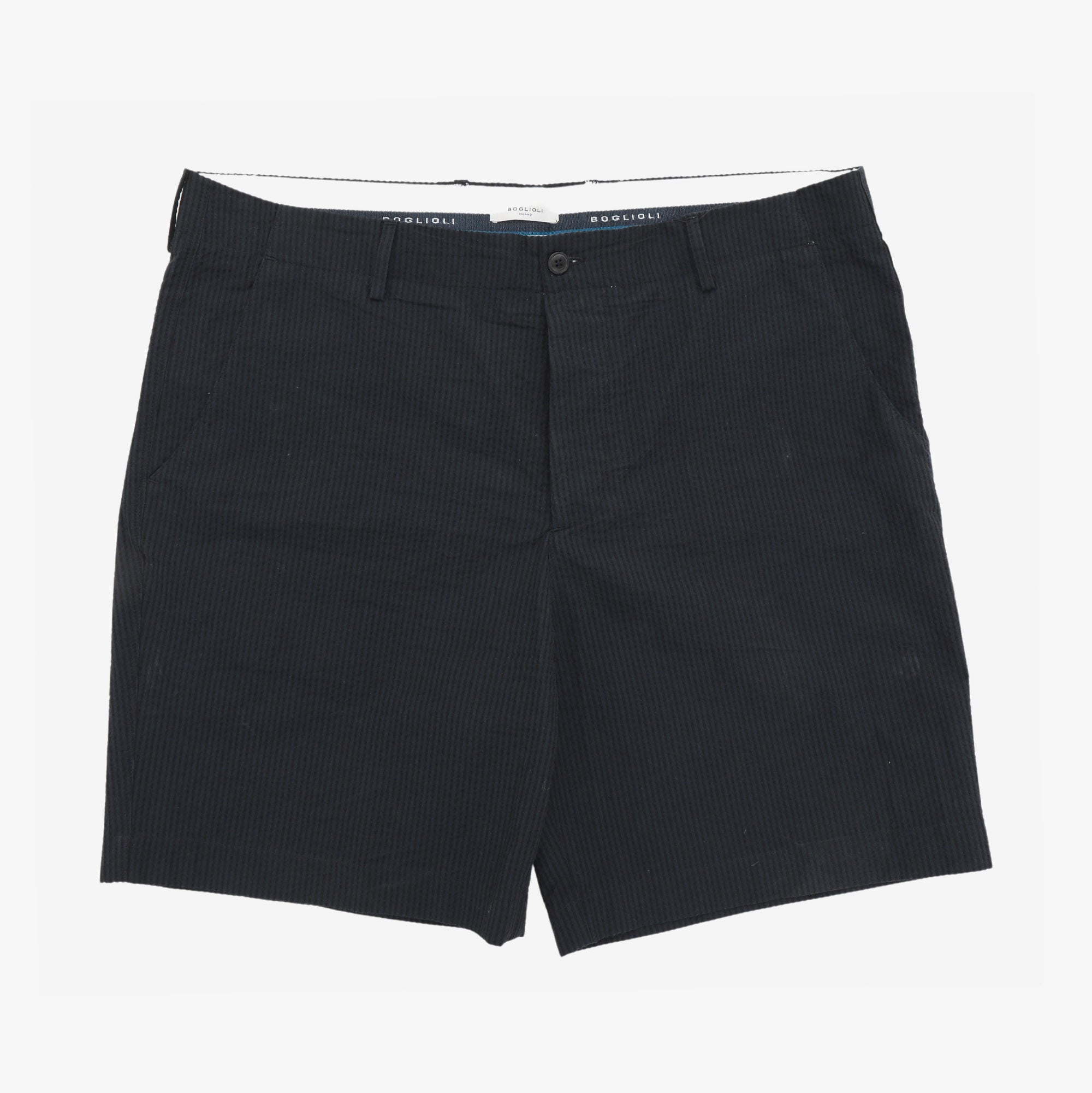 Pinstripe Seersucker Shorts