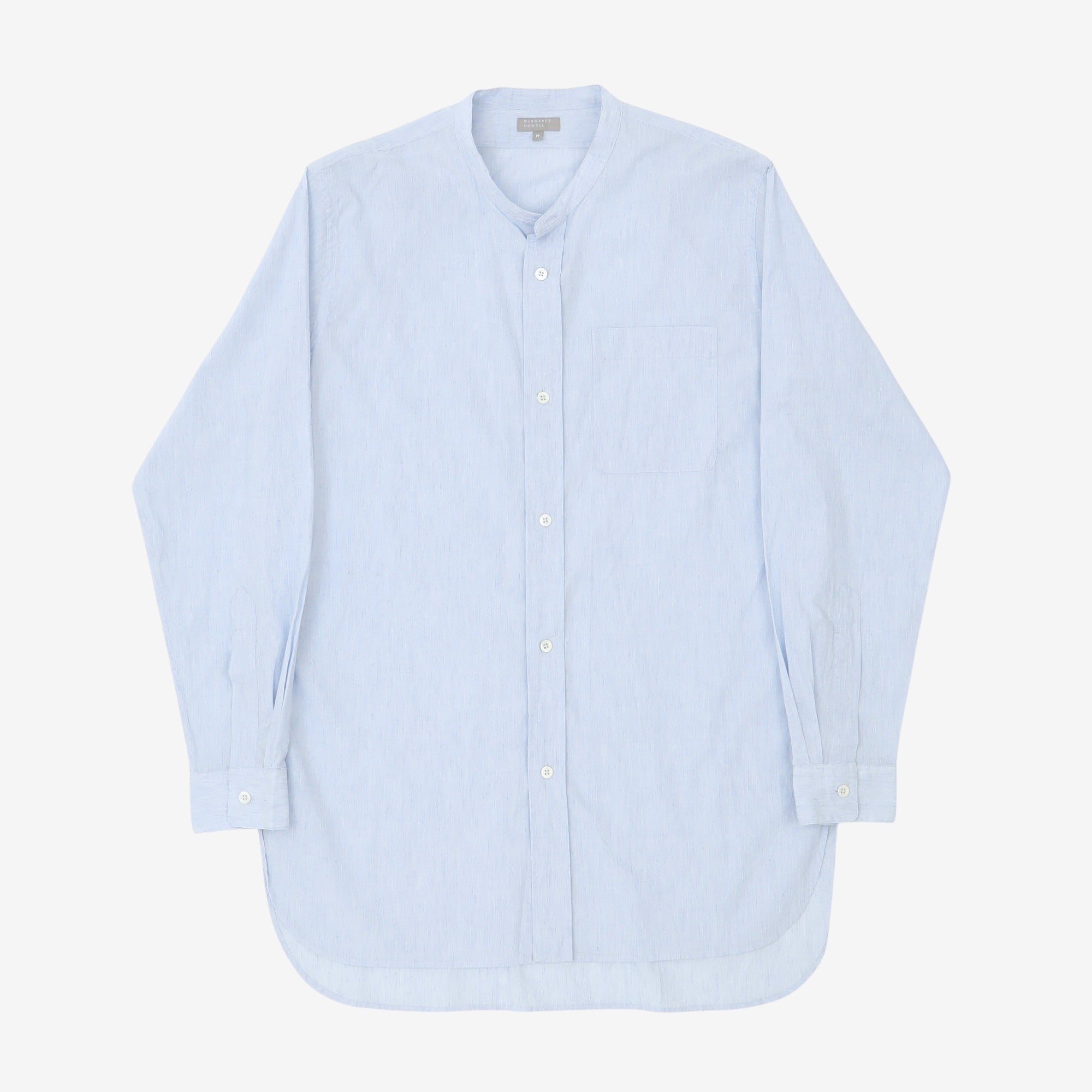 Linen Blend Tunic Shirt