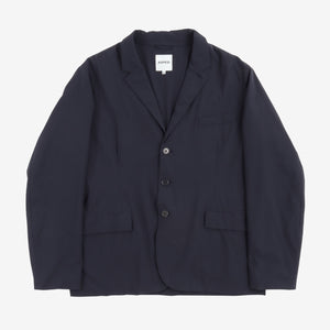 Single-Breasted Padded Blazer