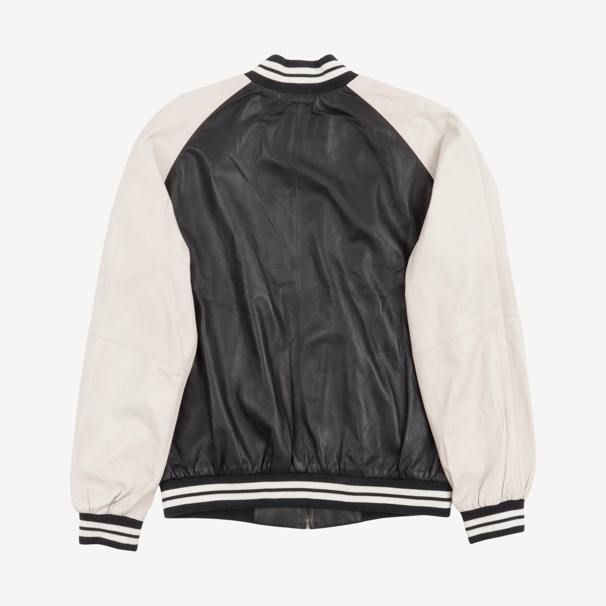 Leather Bomber Jacket