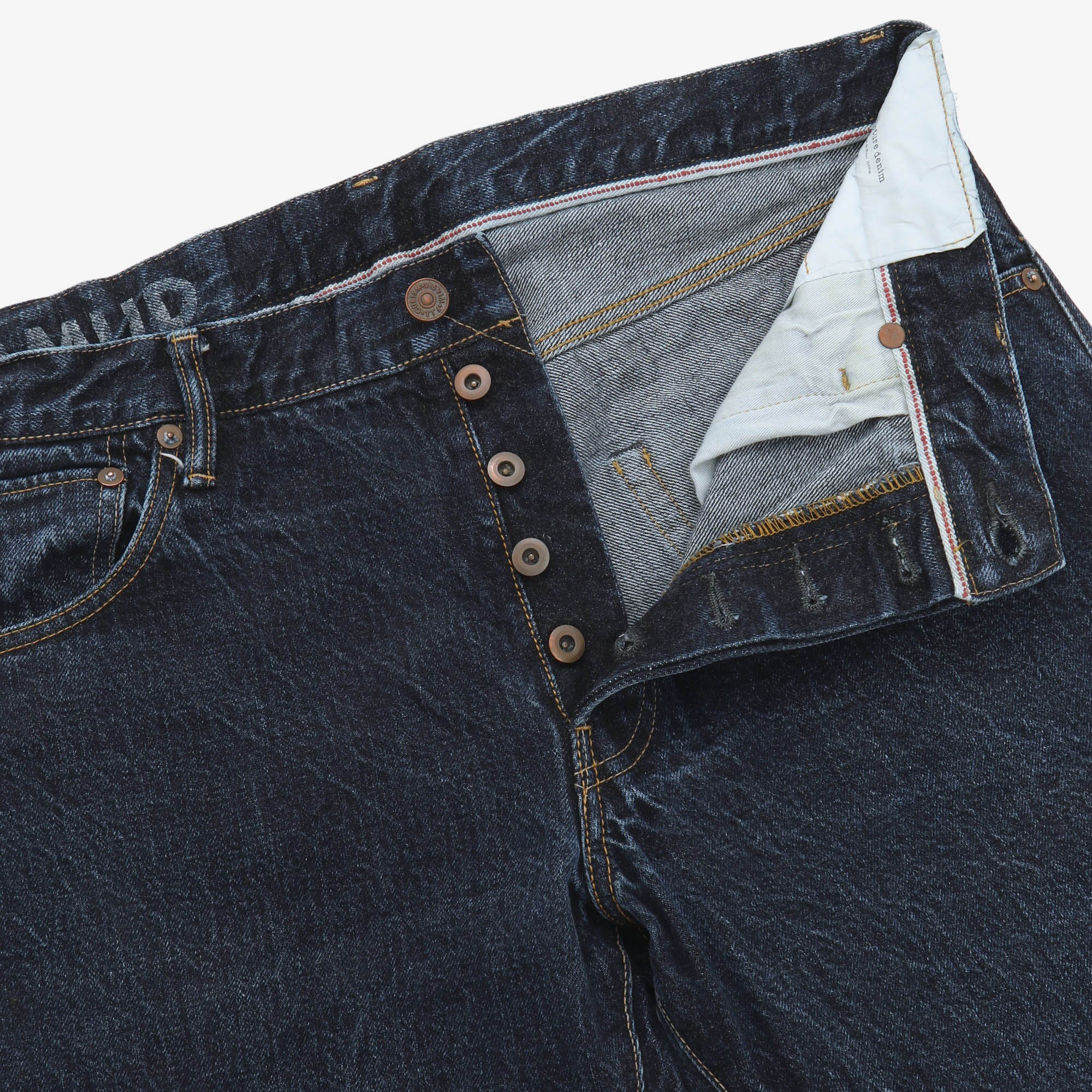 Social Sculpture 01 Slim Raw Mud Denim (34W X 31L)