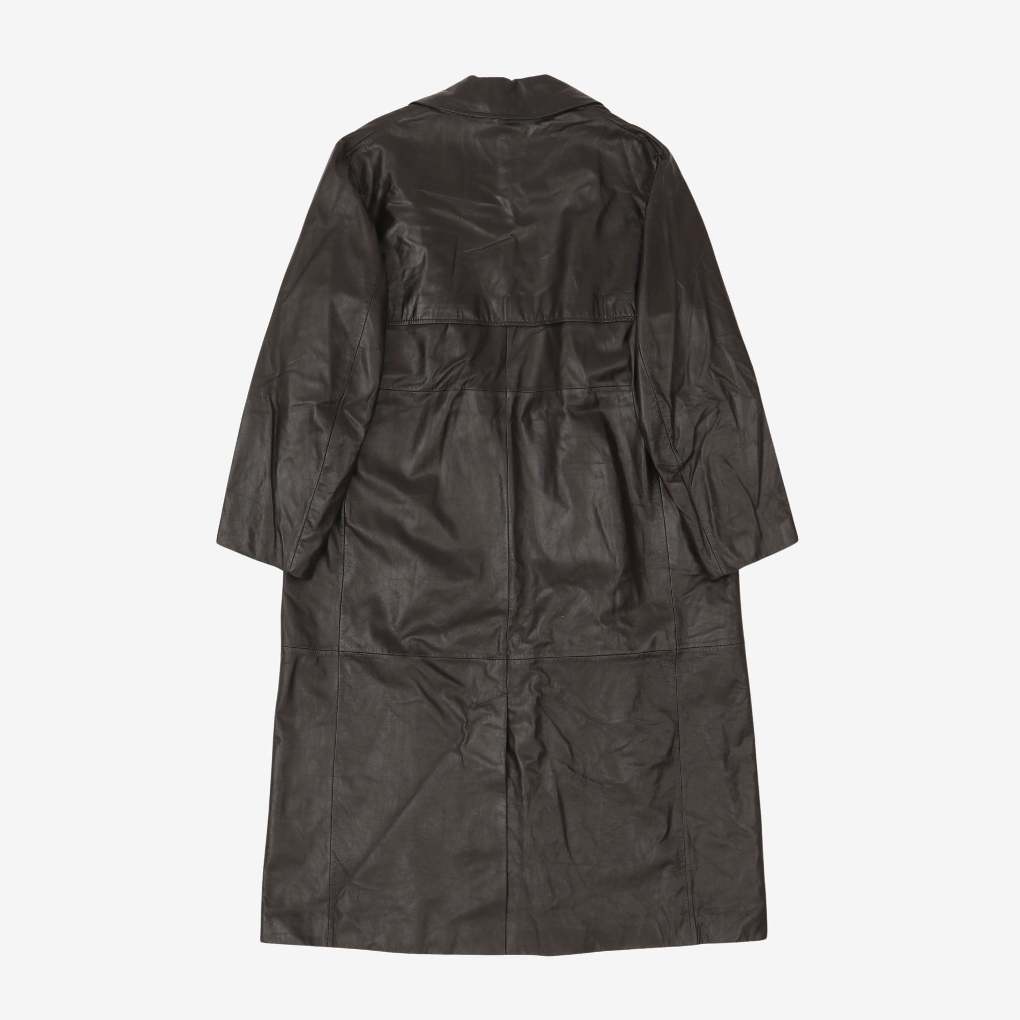 Leather Trench Coat (Sample)