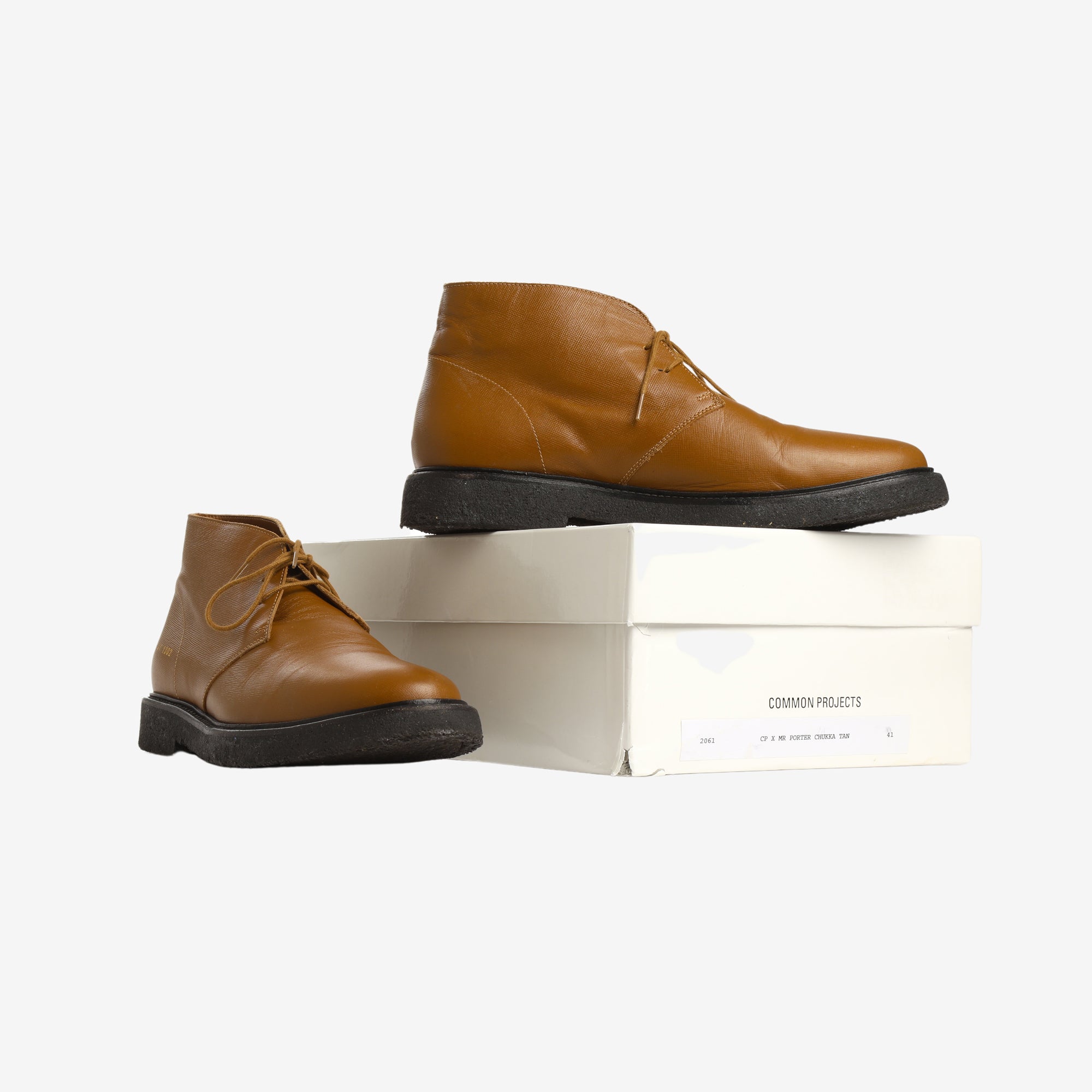 2061 Mr Porter Leather Chukka Boots