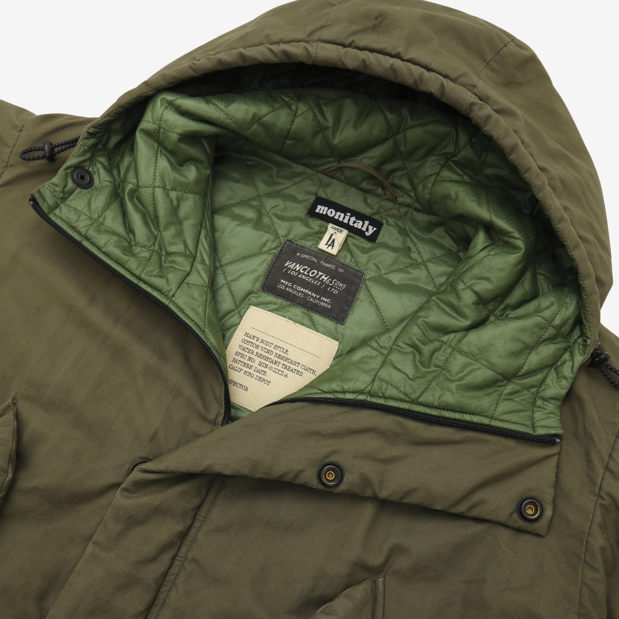 Quilted Military Parka