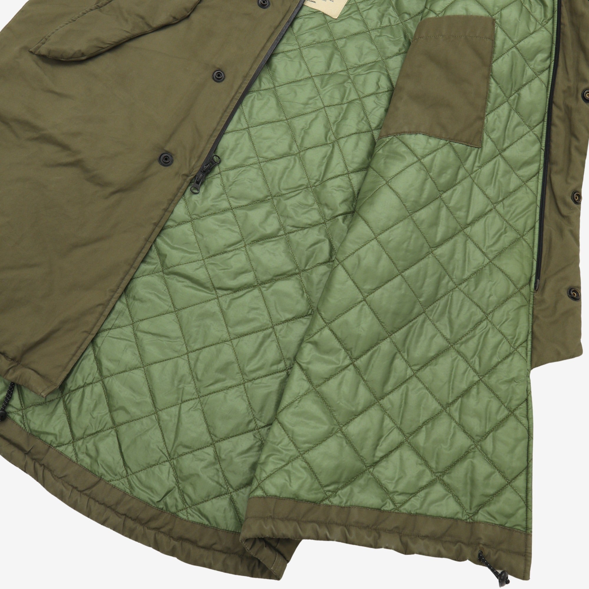 Quilted Military Parka