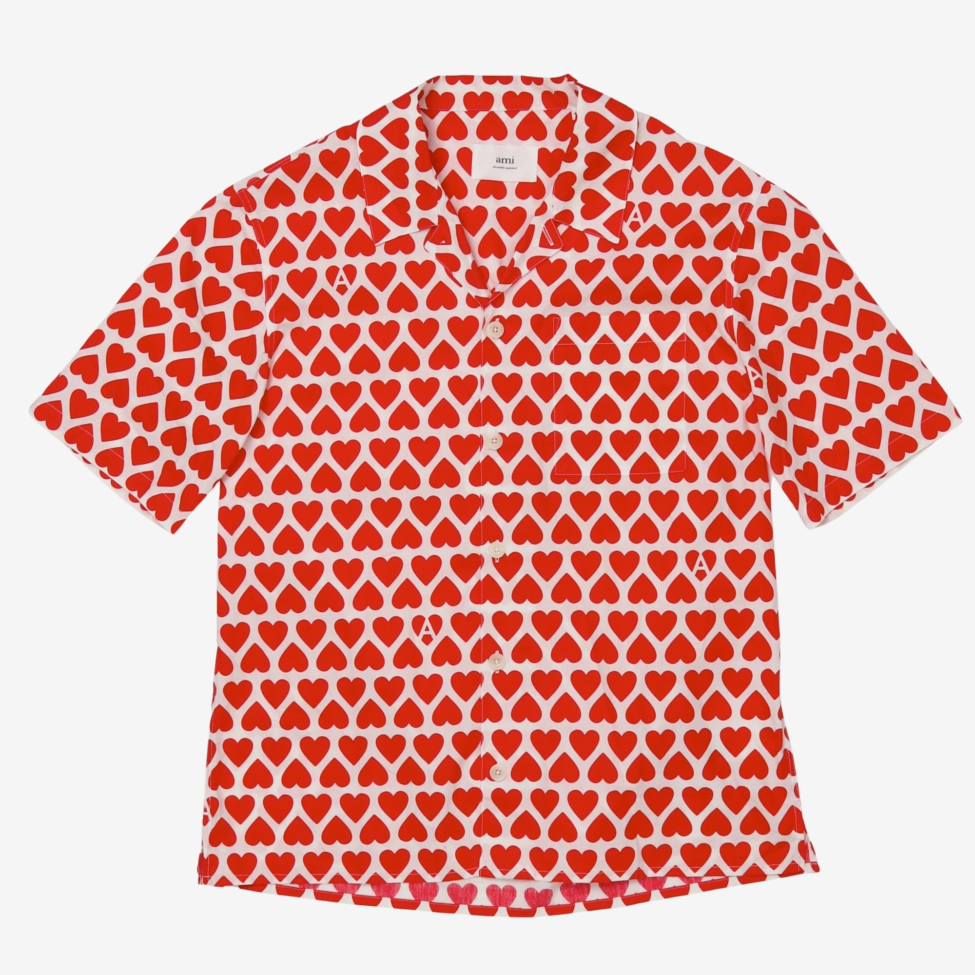 Heart Print Vacation Shirt