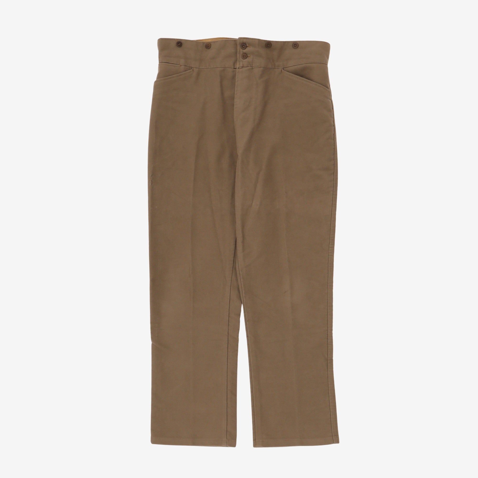 Brushed Cotton Trousers