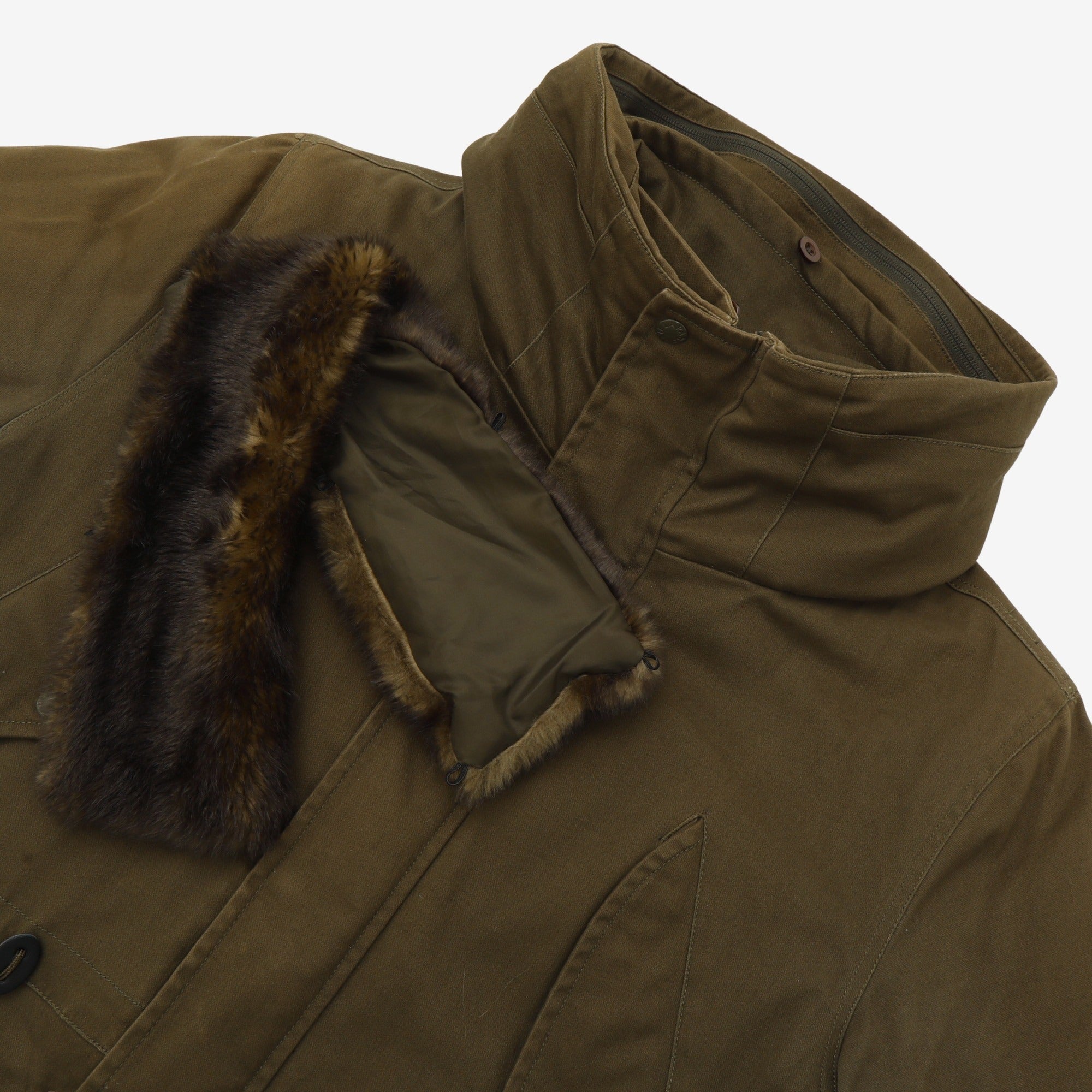 Zip Fur Parka