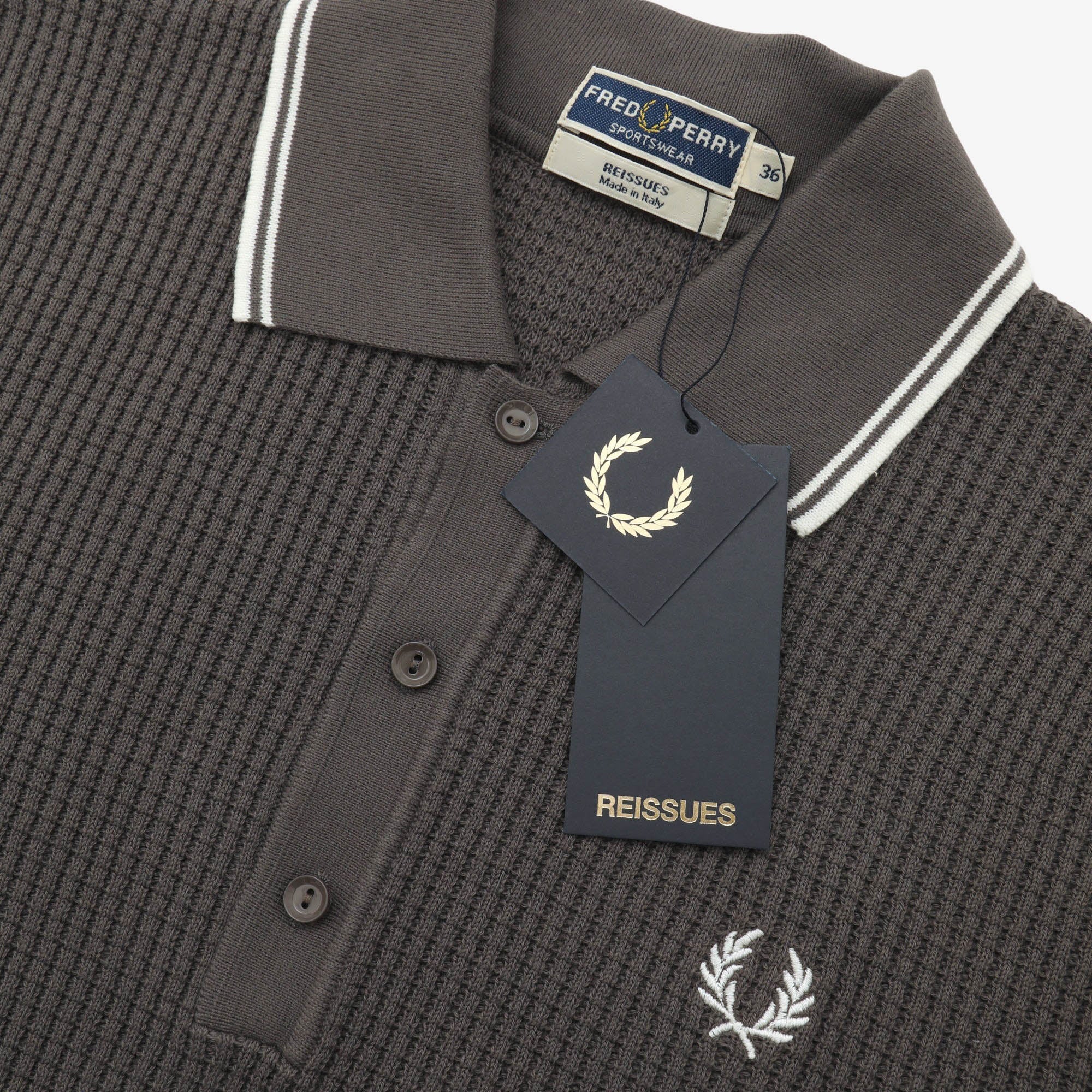 Reissue Textured Knit Polo Shirt