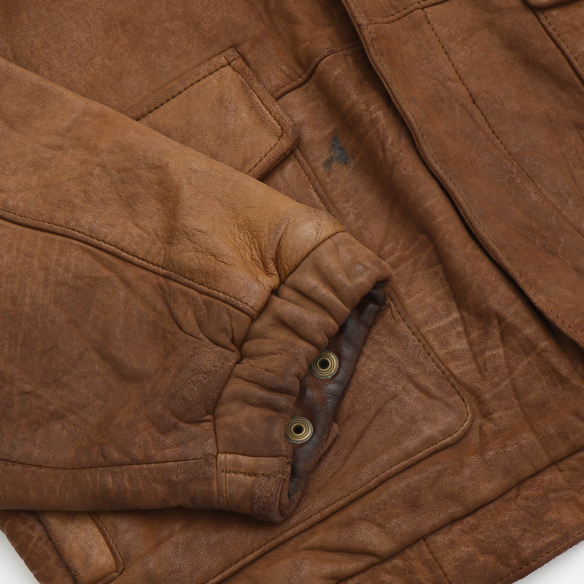 Vintage Leather Flight Jacket