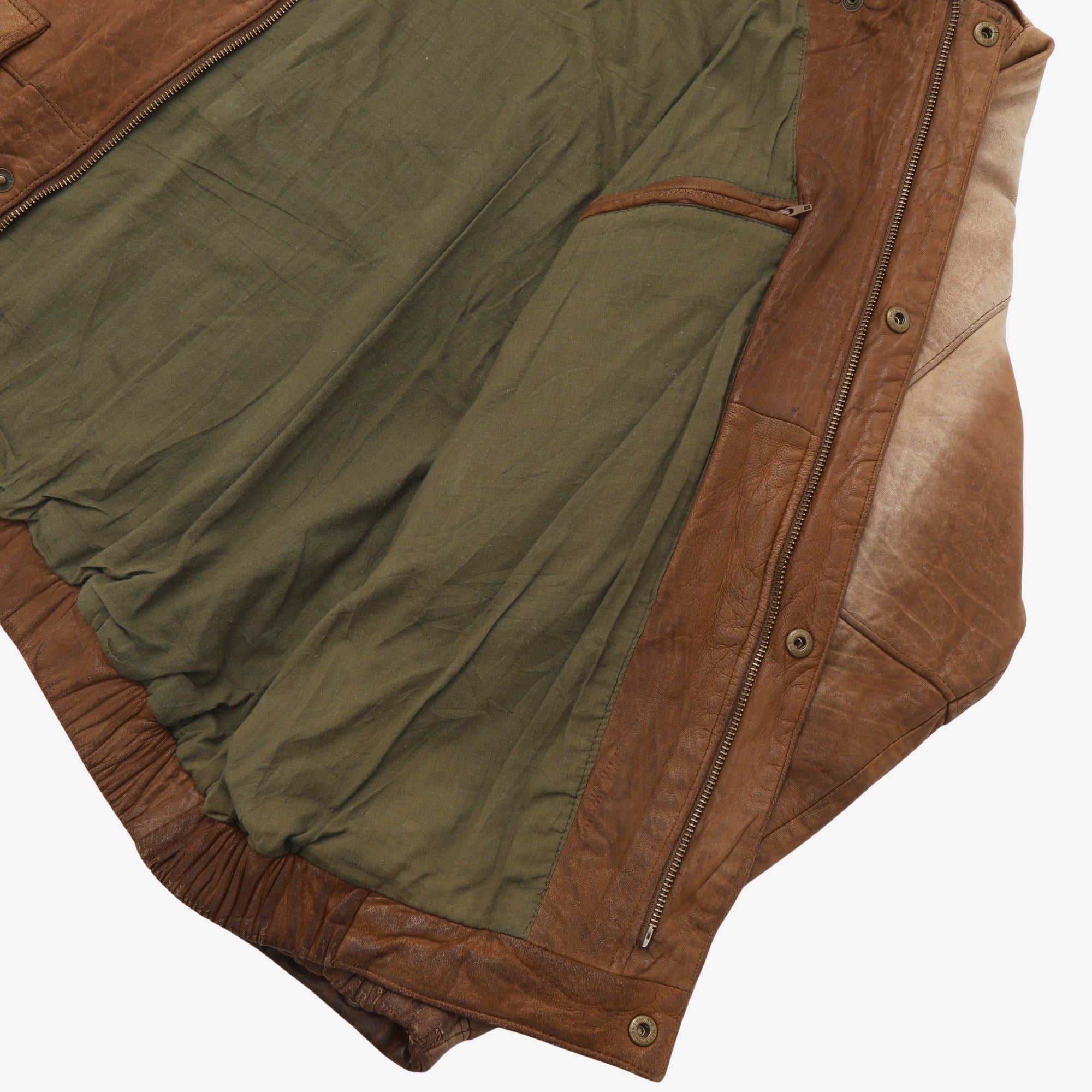 Vintage Leather Flight Jacket