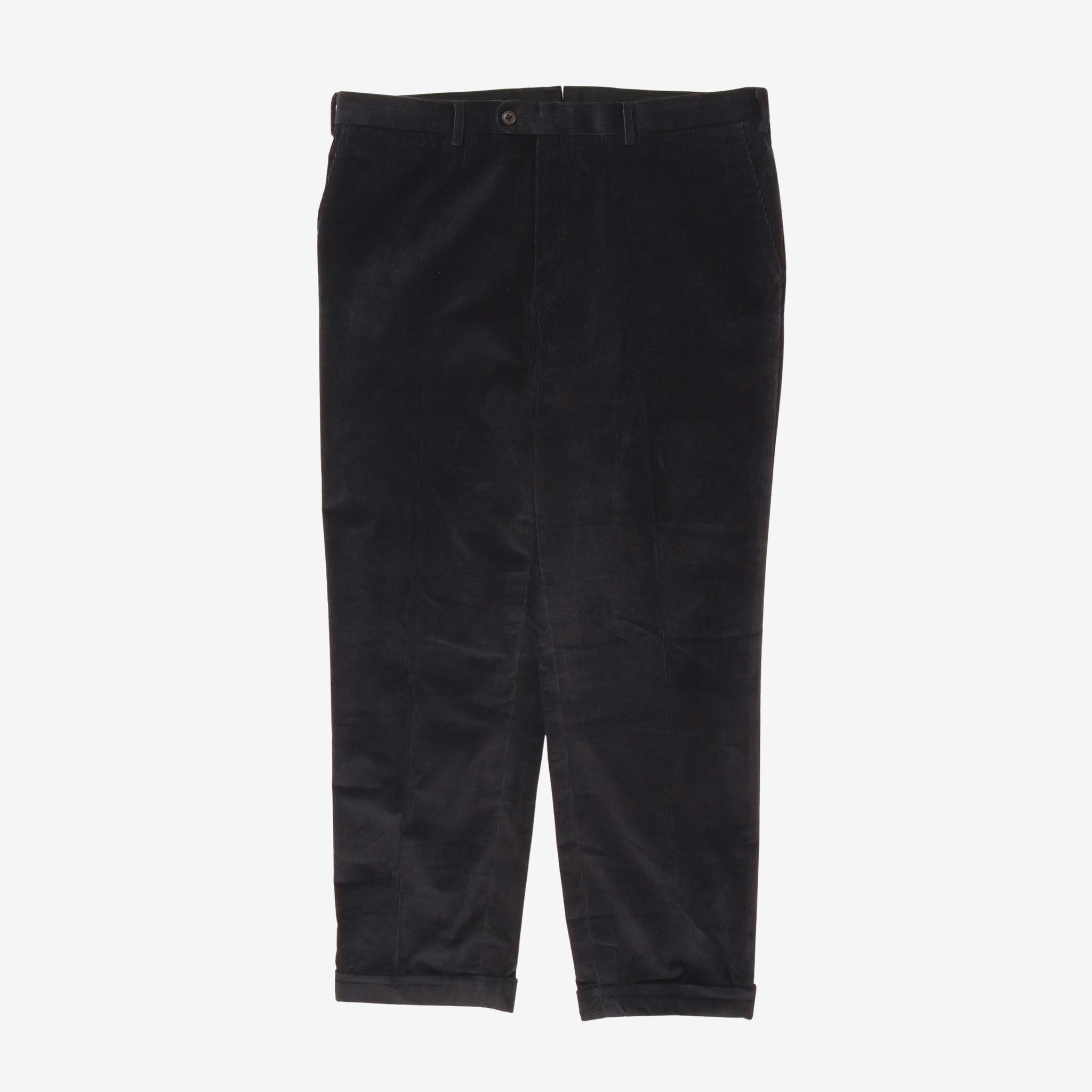 Flat Front Wale Corduroy Trouser (36W x 28L)