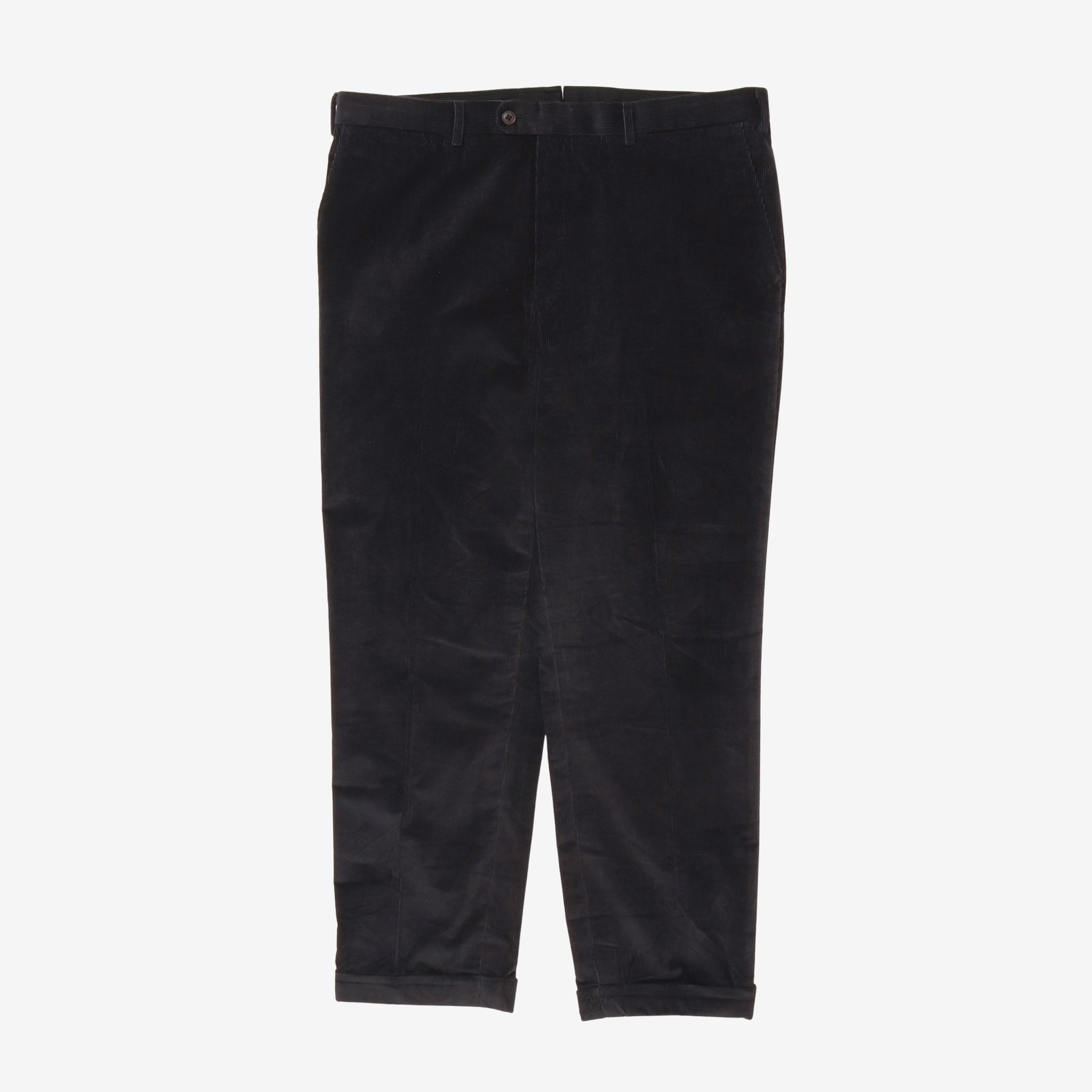 Flat Front Wale Corduroy Trouser (36W x 28L)