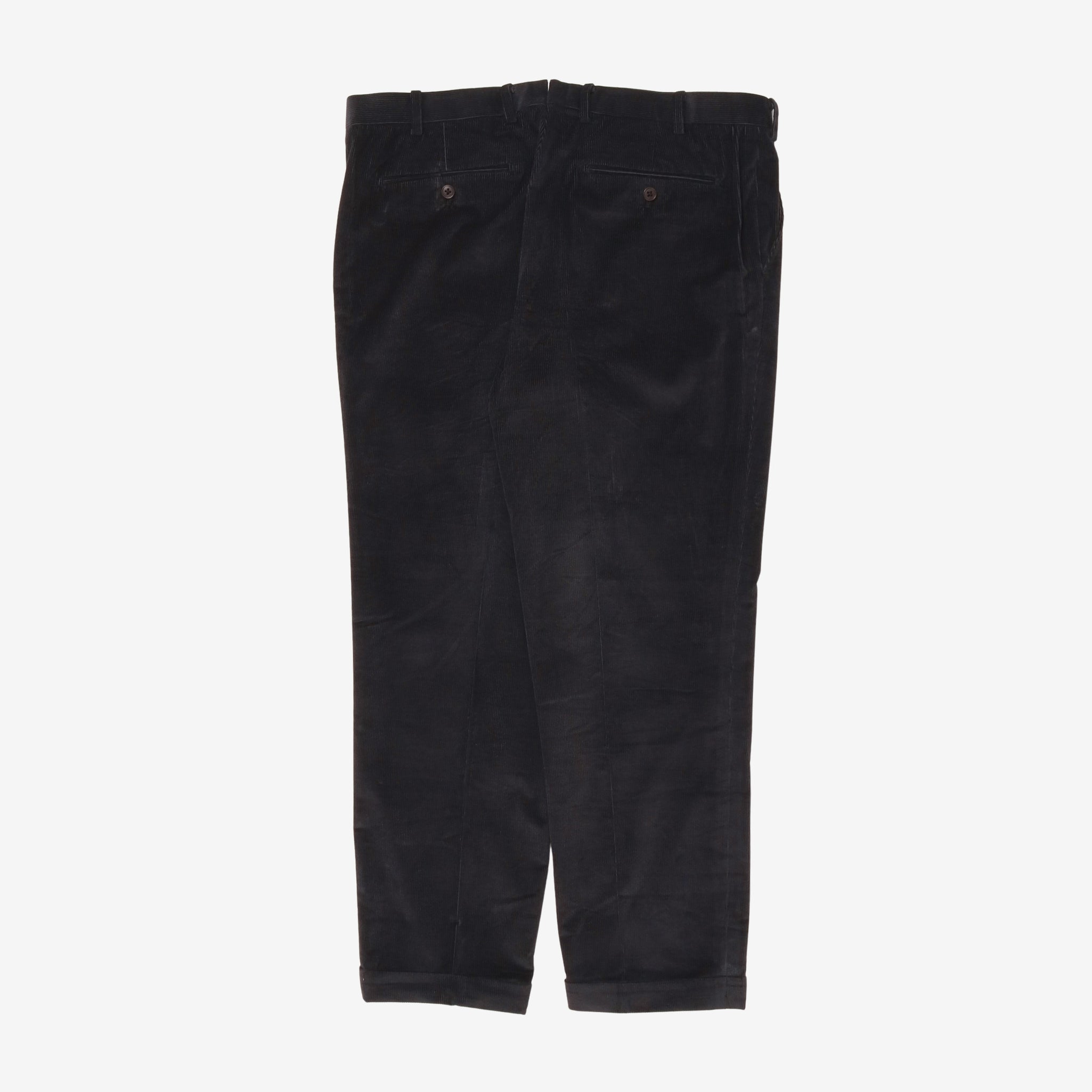Flat Front Wale Corduroy Trouser (36W x 28L)