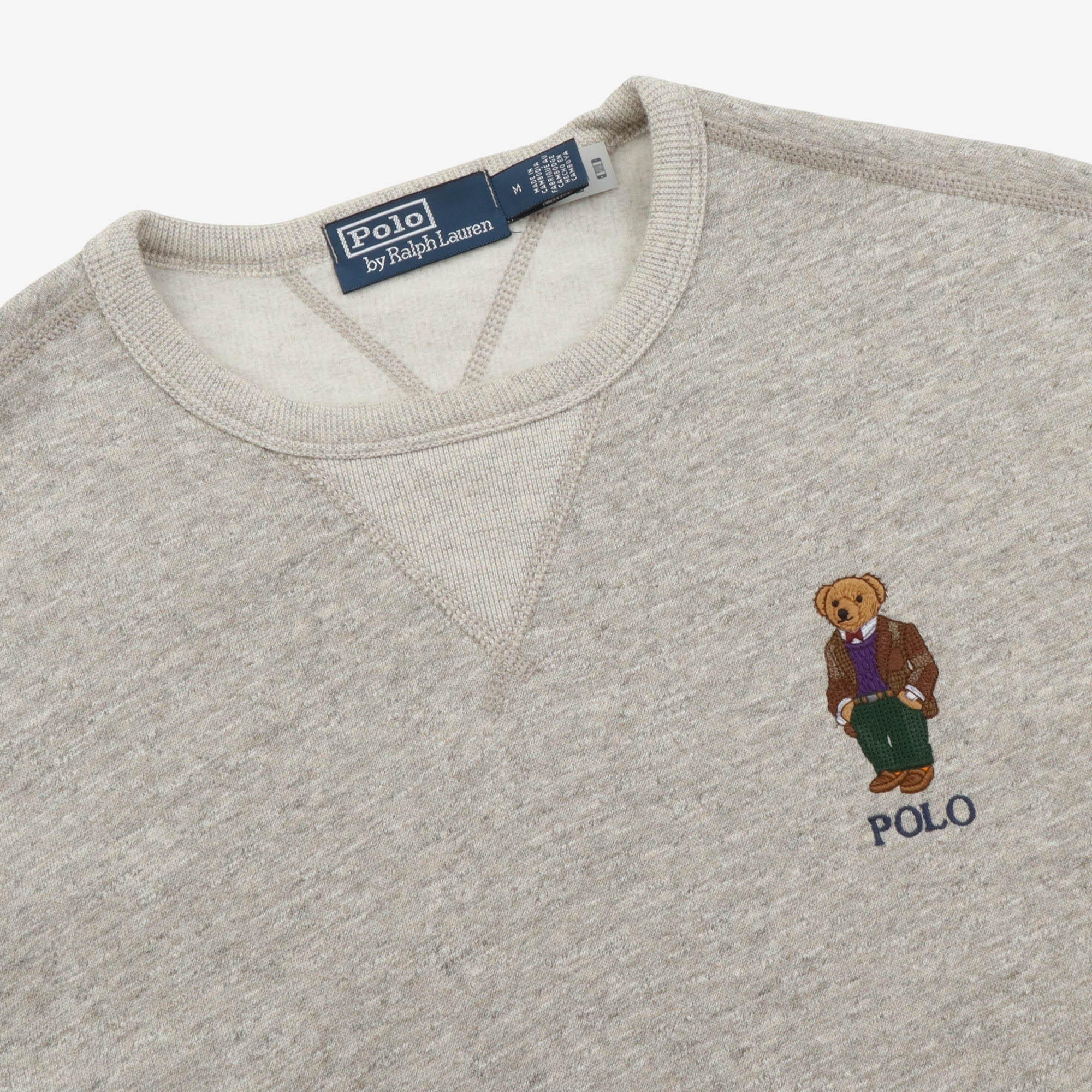 Embroidered Polo Bear Sweatshirt