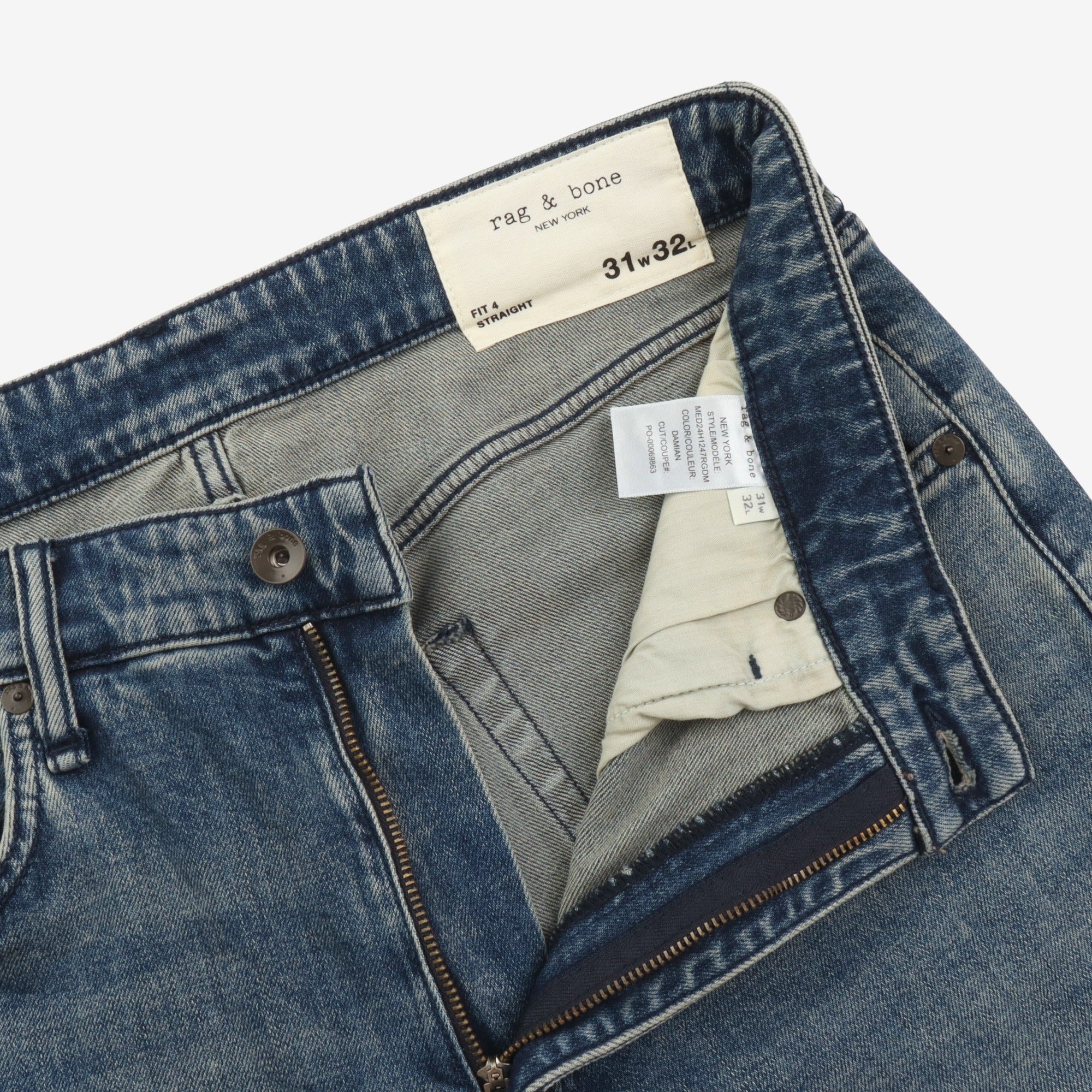 Straight Fit Denim (33W X 31L)