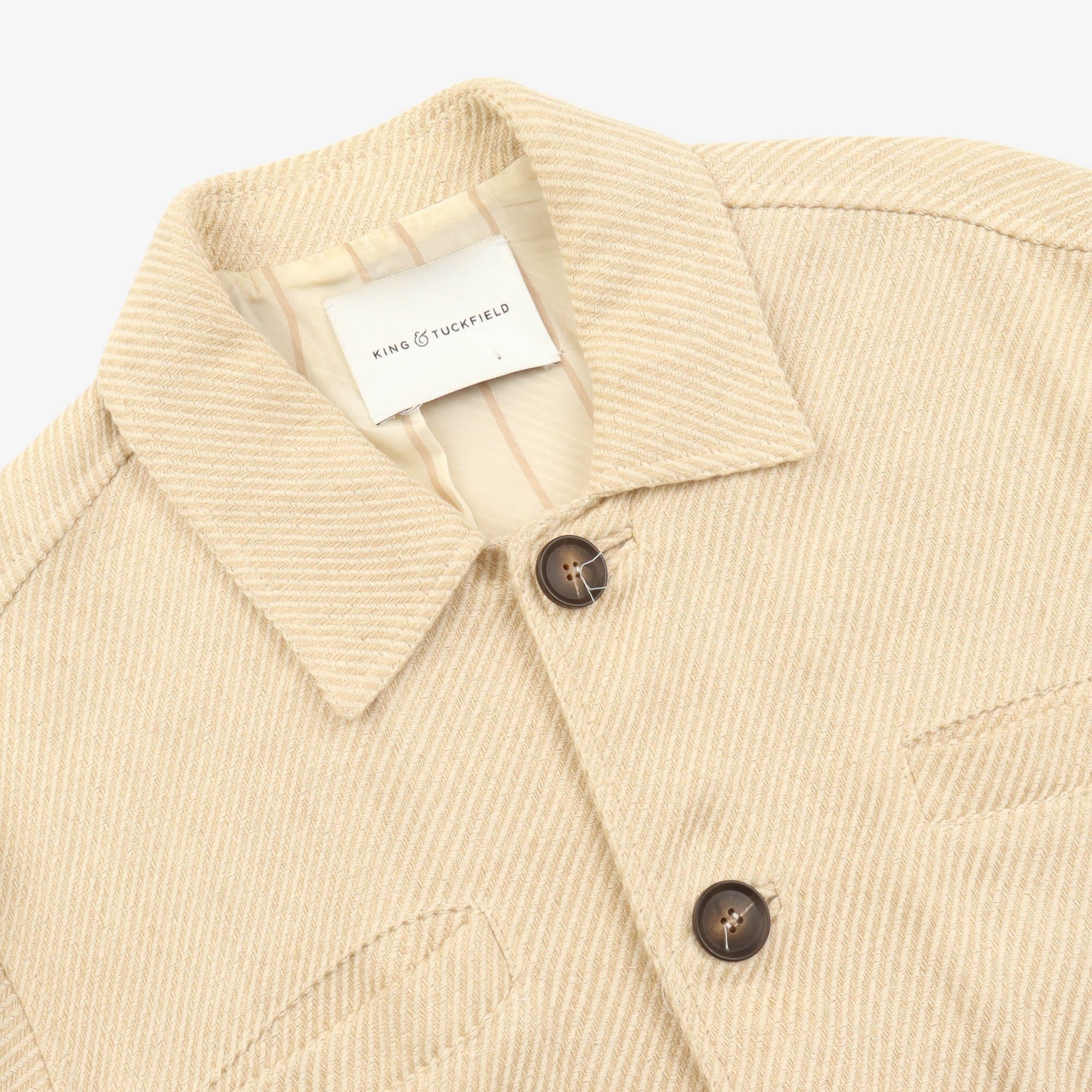 Cropped Twill Jacket