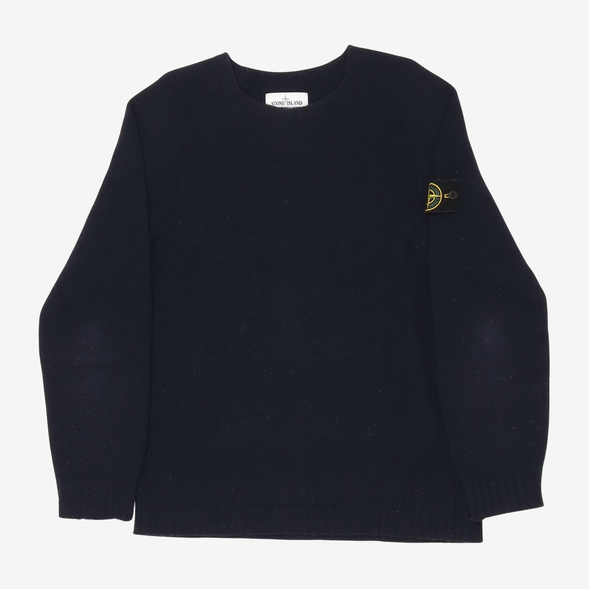 Badge Wool Blend Sweater