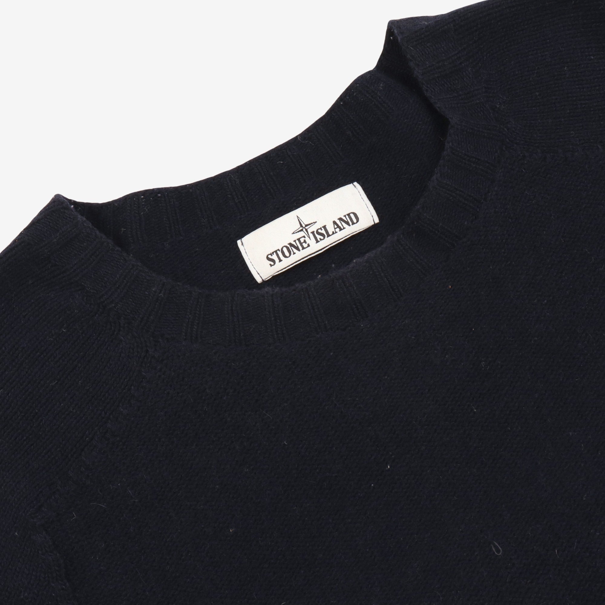 Badge Wool Blend Sweater