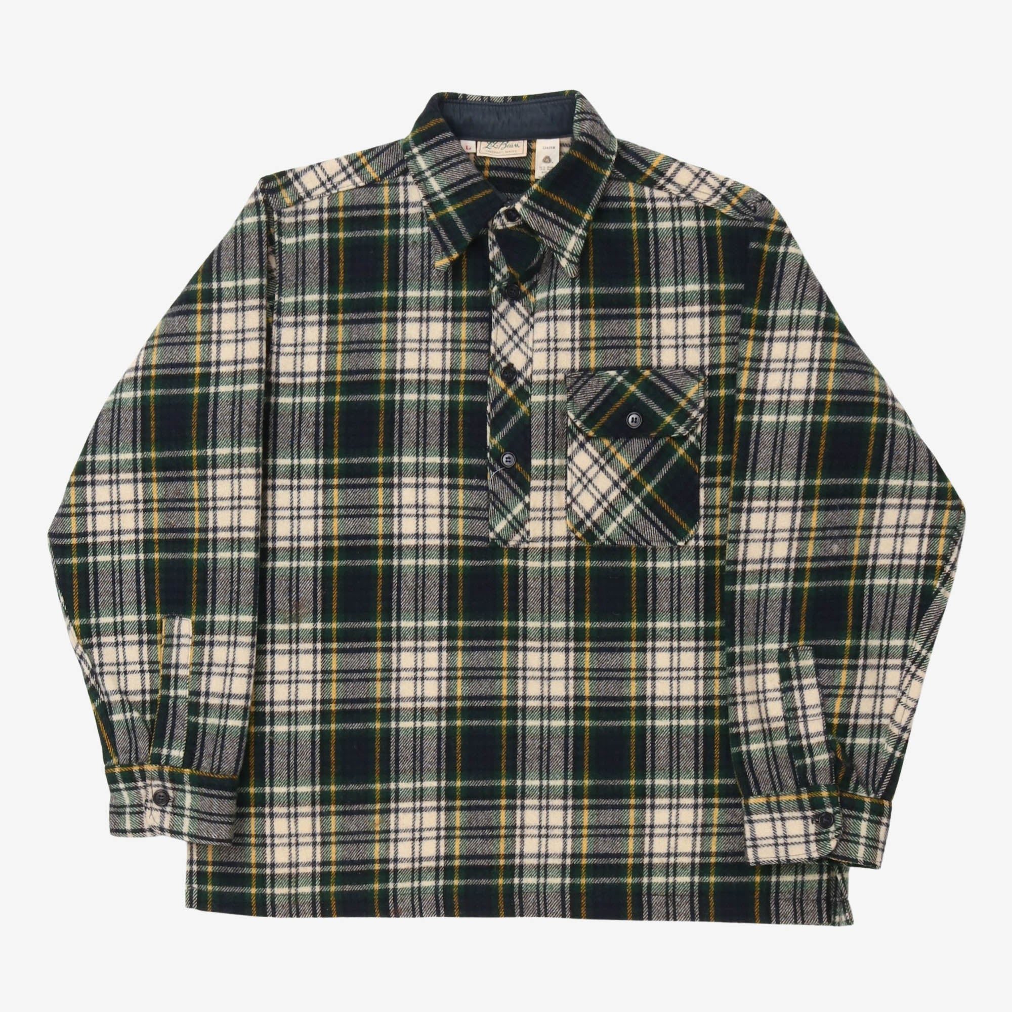 Vintage Wool Plaid PO Shirt