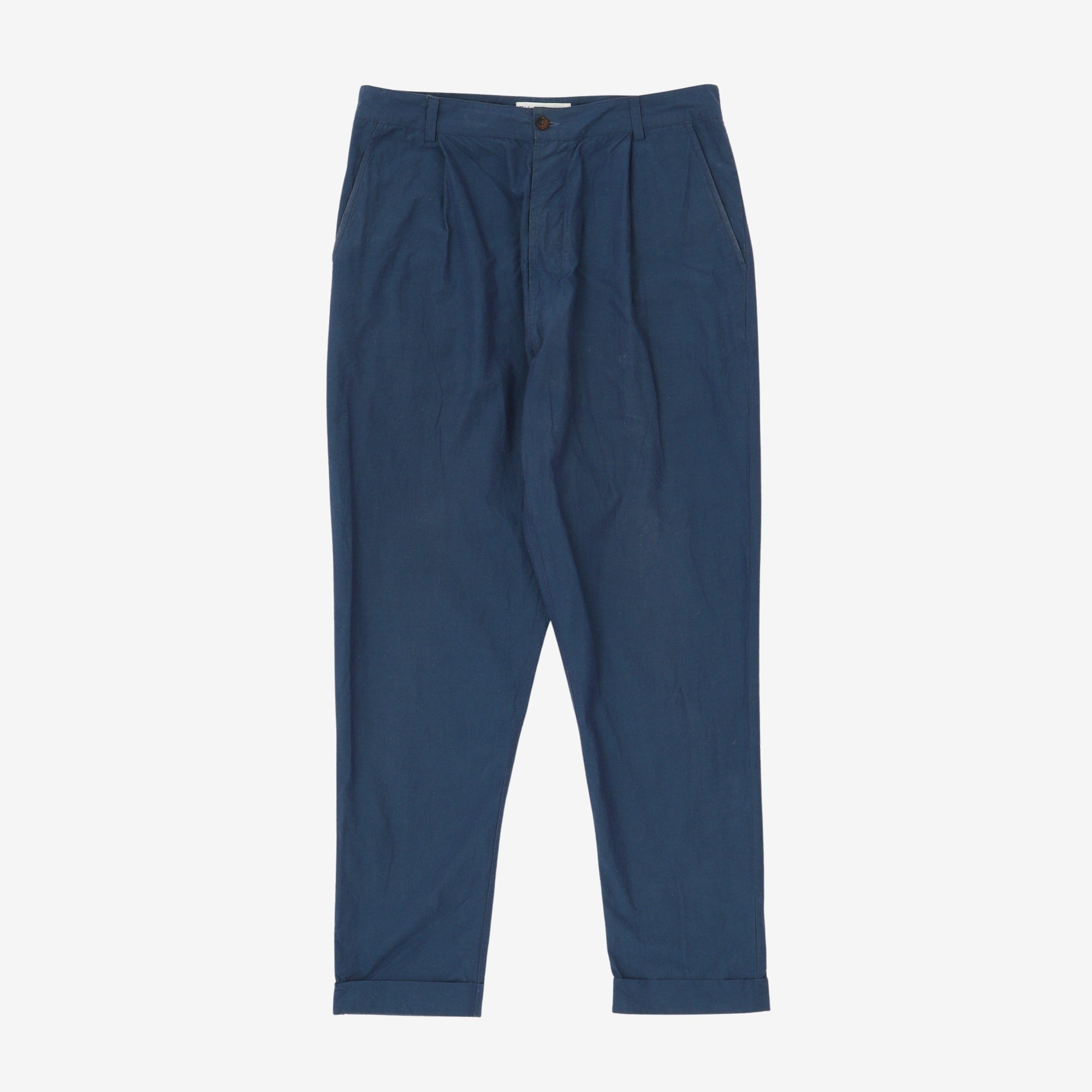 Pleated Linen Blend Pant