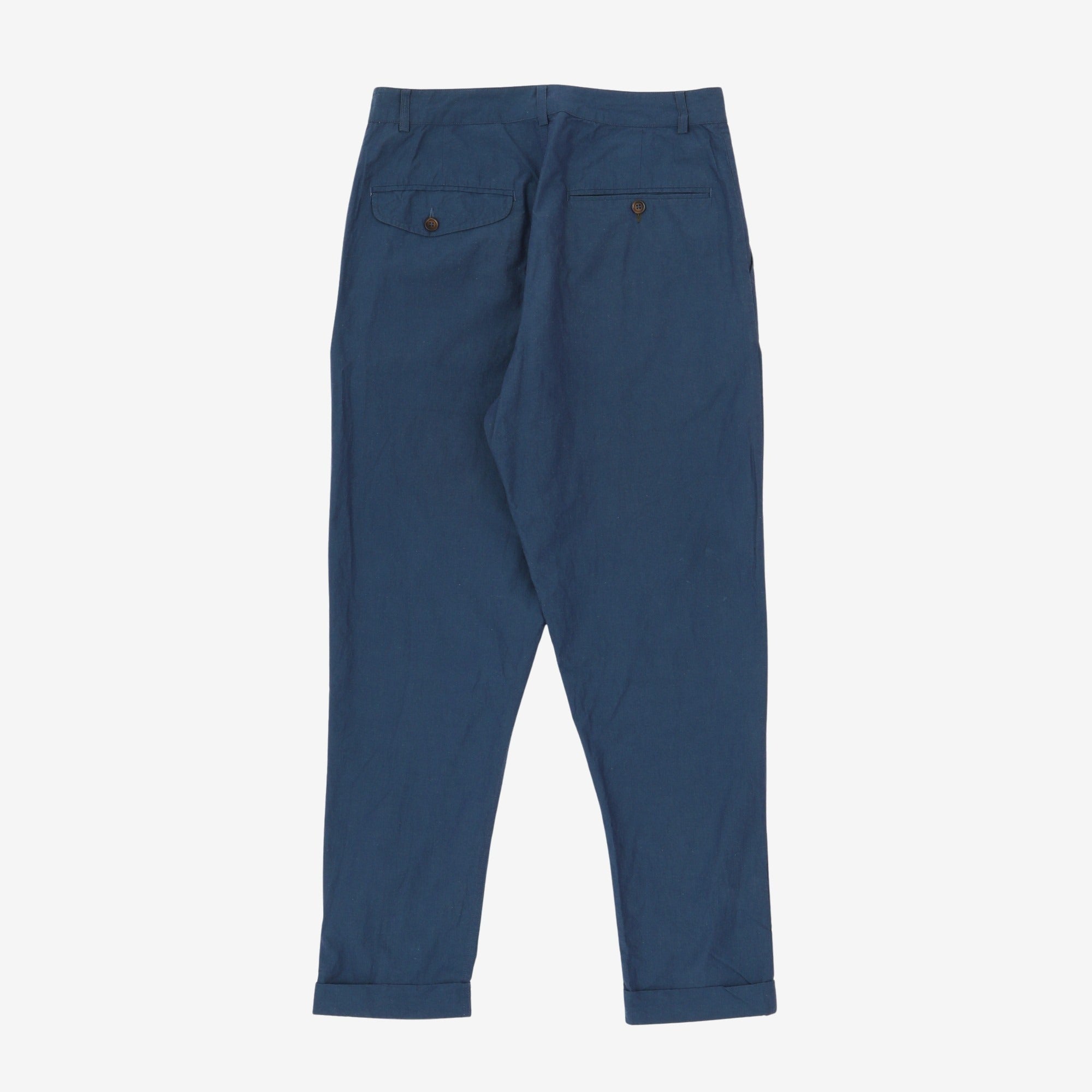 Pleated Linen Blend Pant