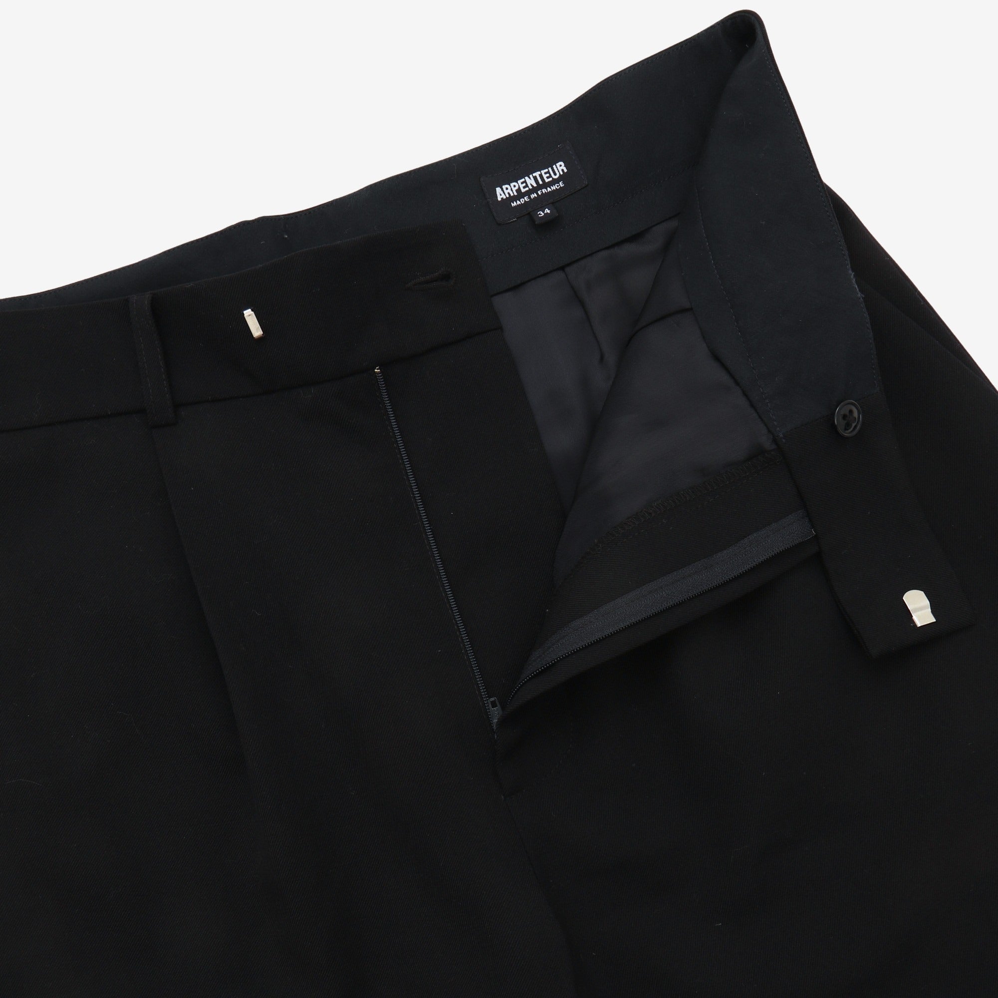 Pleated Wool Trouser (36W x 30L)