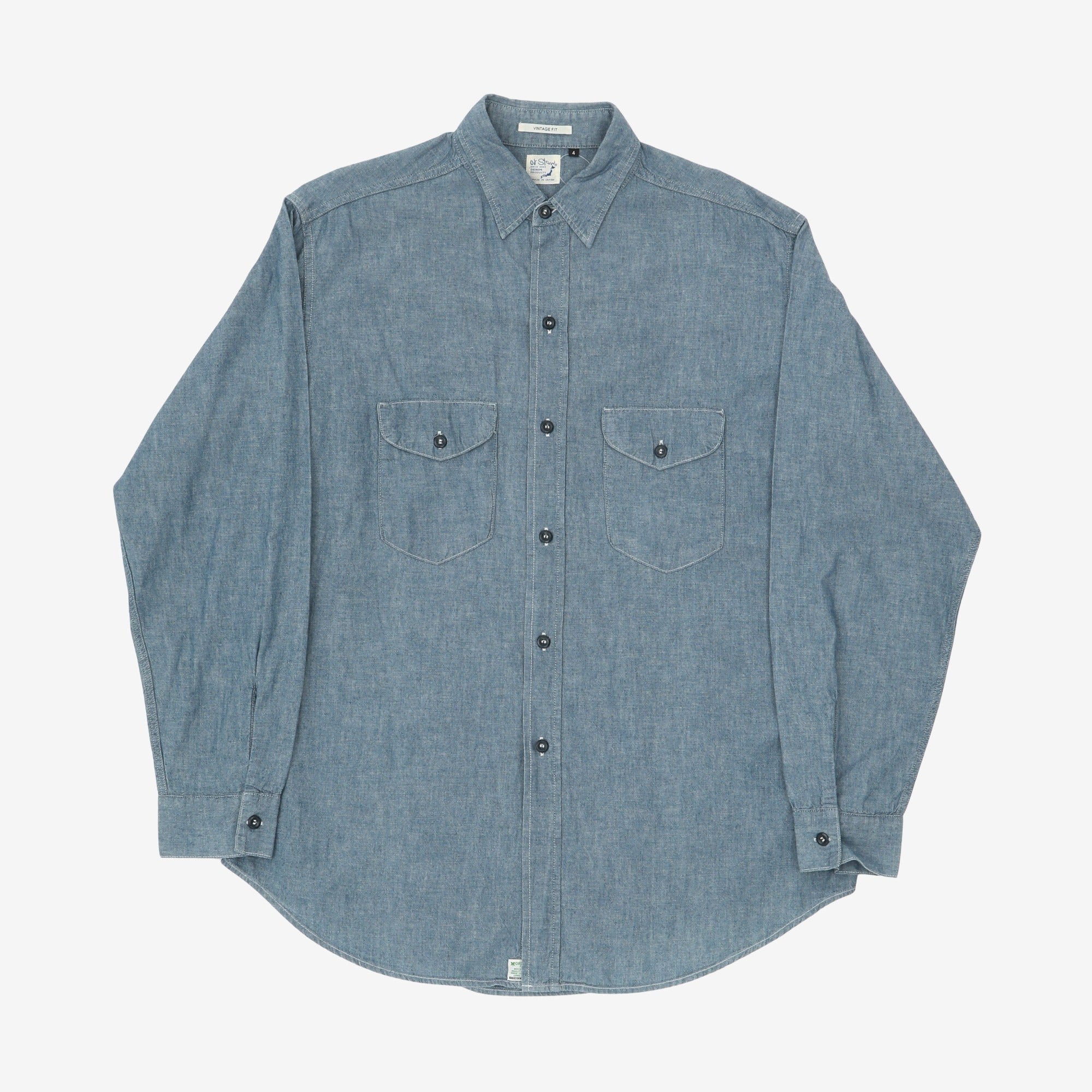 Vintage Fit Chambray Work Shirt