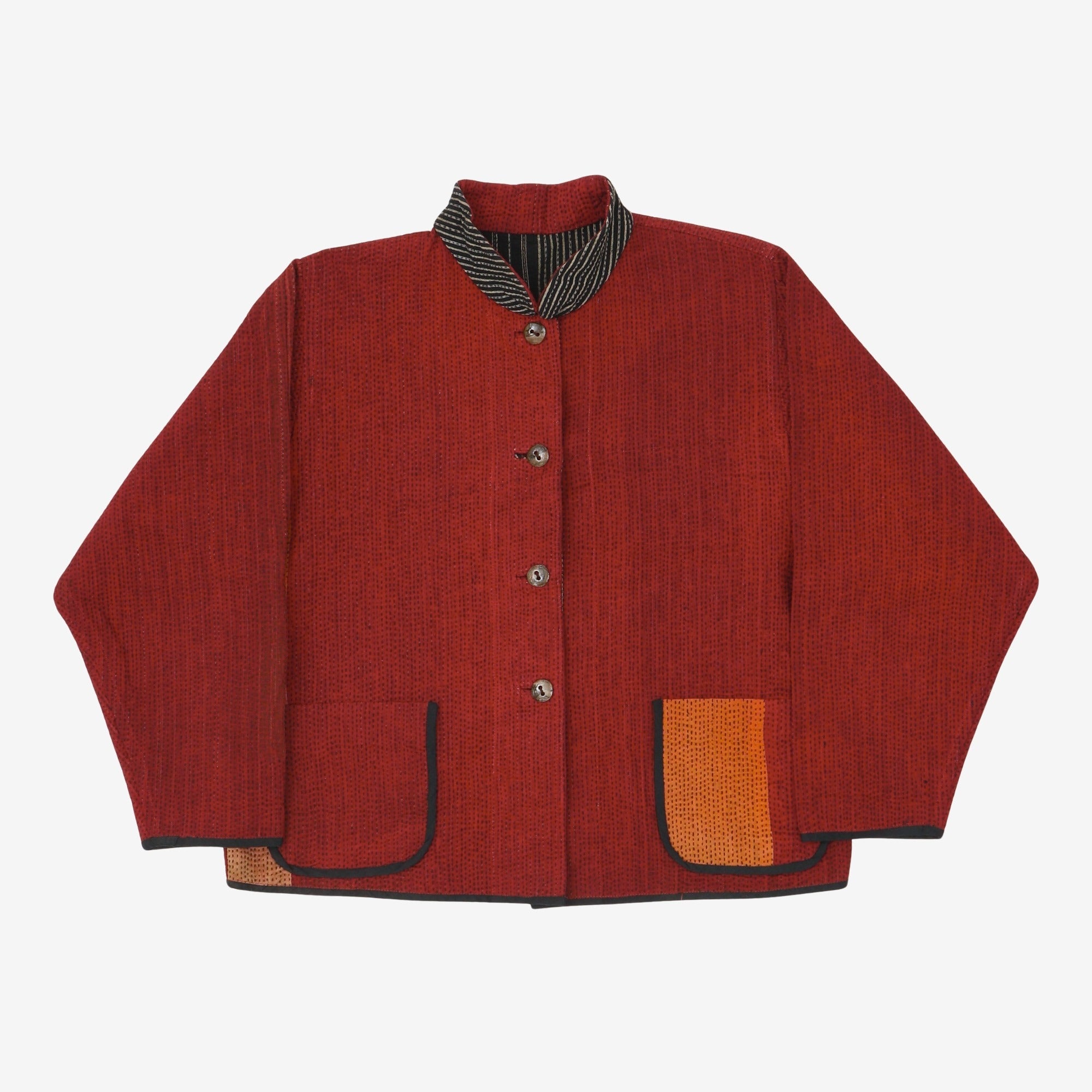 Japanese Sashiko Stitch Reversible Jacket
