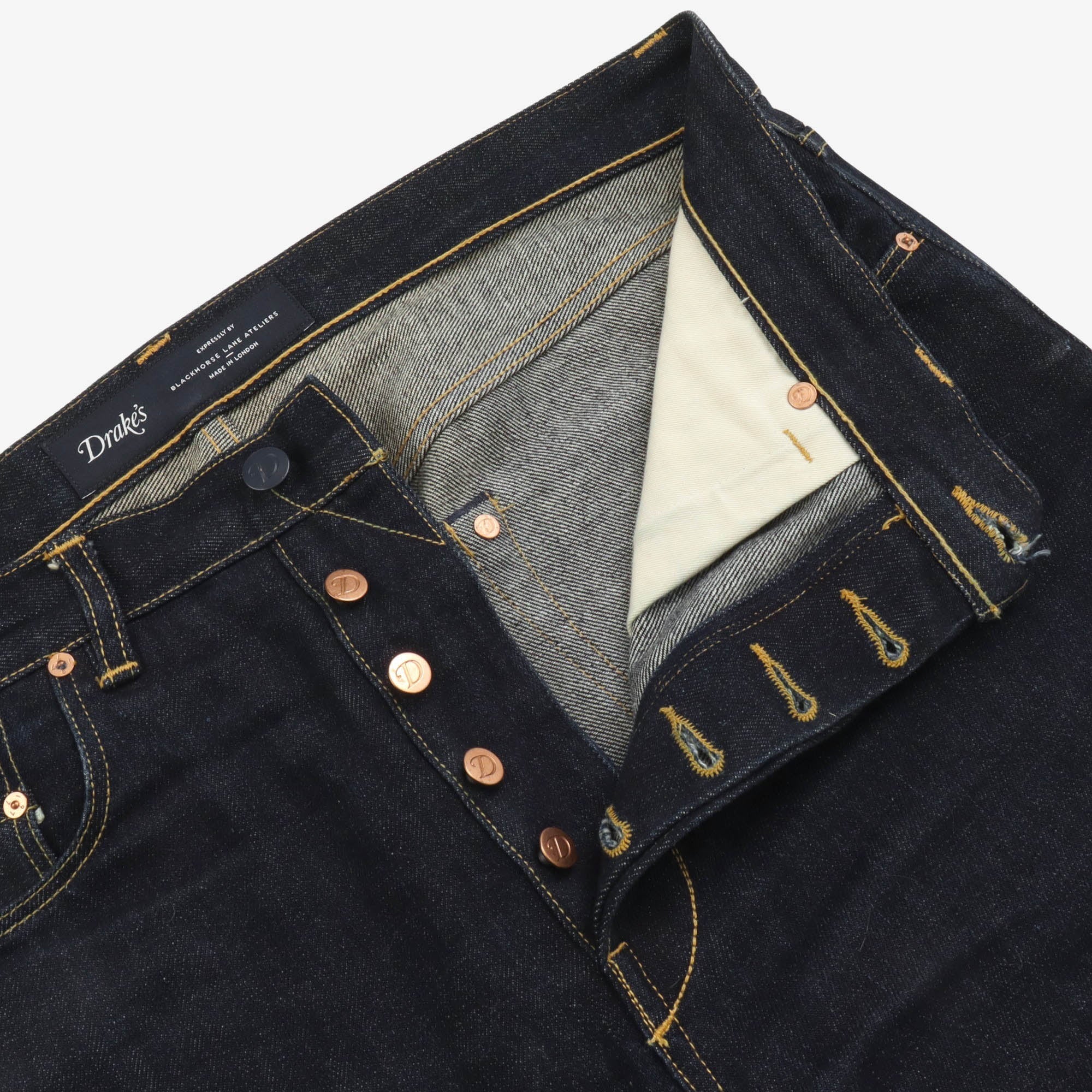 Drakes Model 3 Denim (36W X 32L)