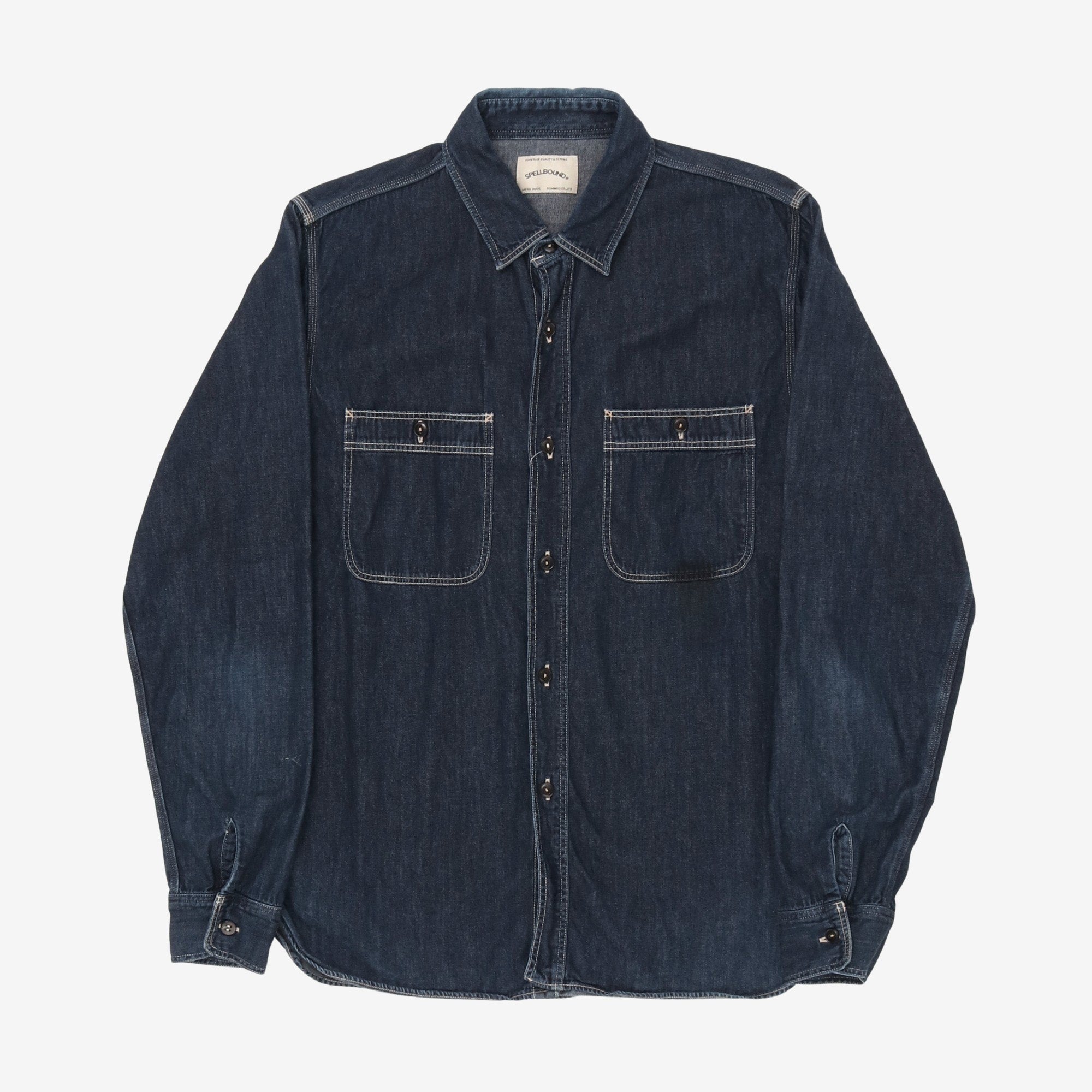 46-146E Denim Work Shirt