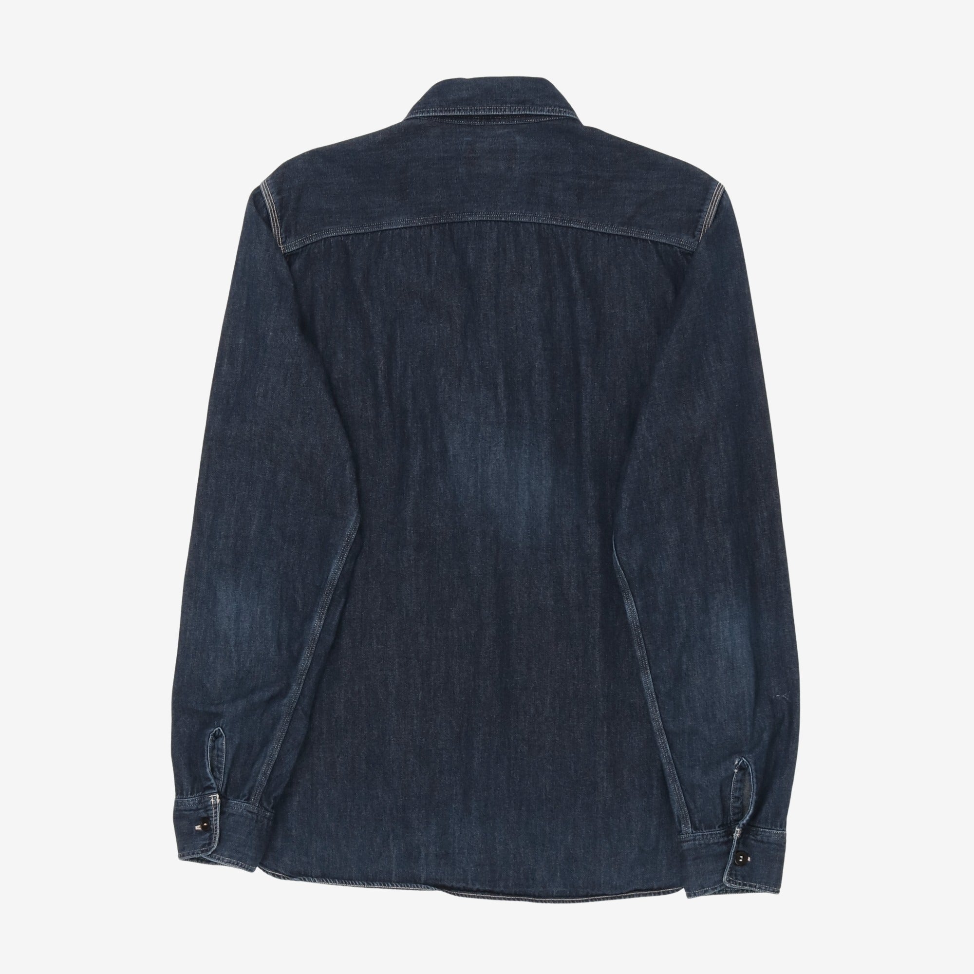 46-146E Denim Work Shirt