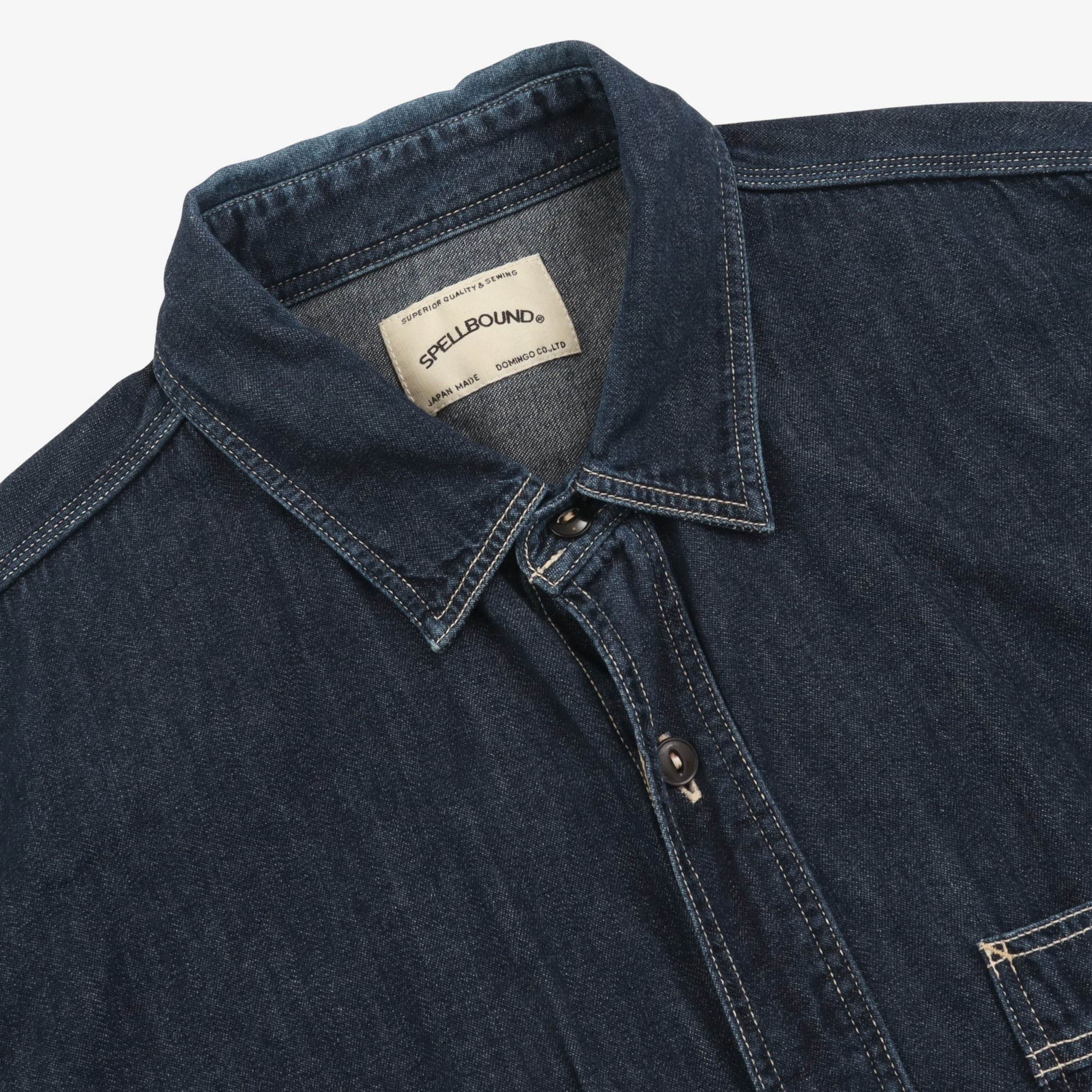 46-146E Denim Work Shirt