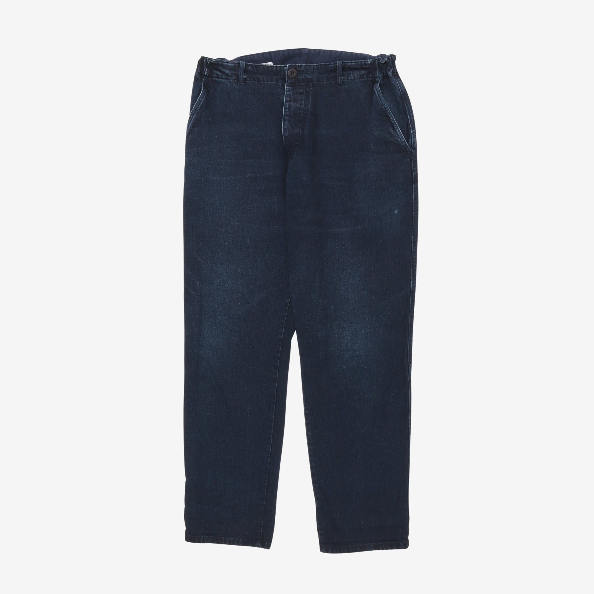 Elasticated Denim Trouser