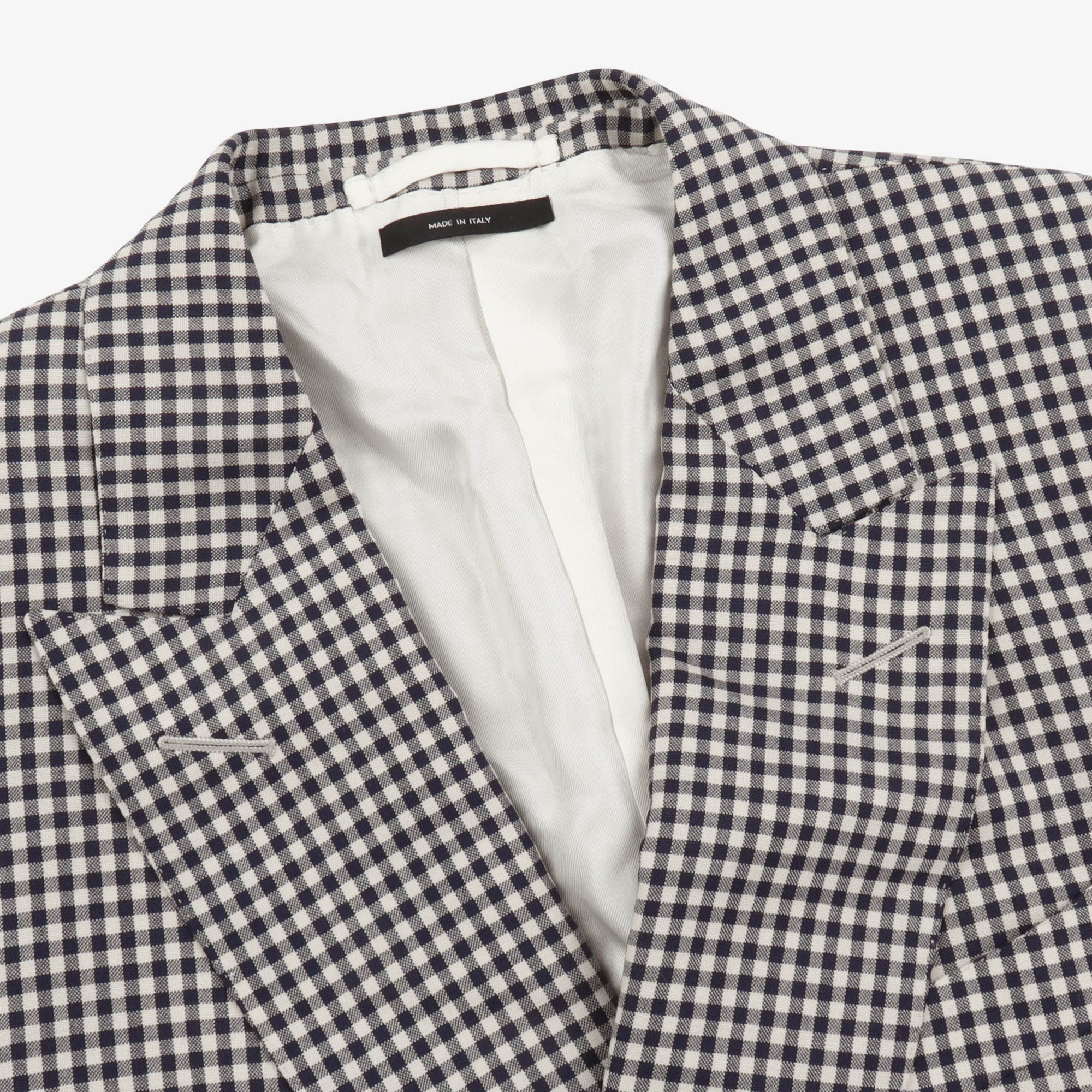 DB Silk Blend Check Blazer