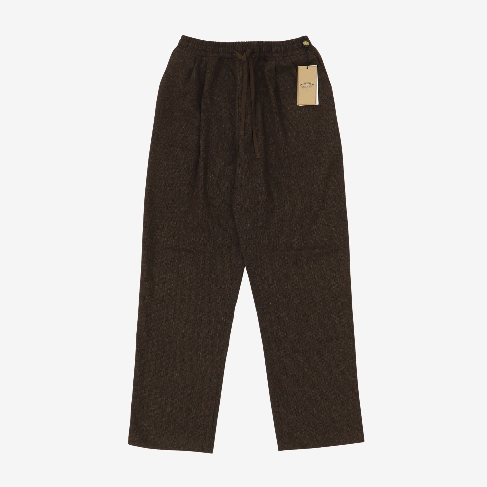 Wool HB Two Tuck Relaxed Pants