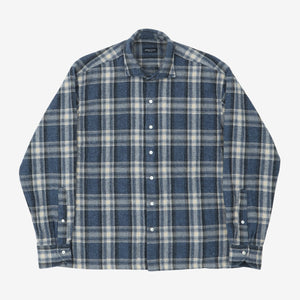 Ombre Plaid Flannel Shirt