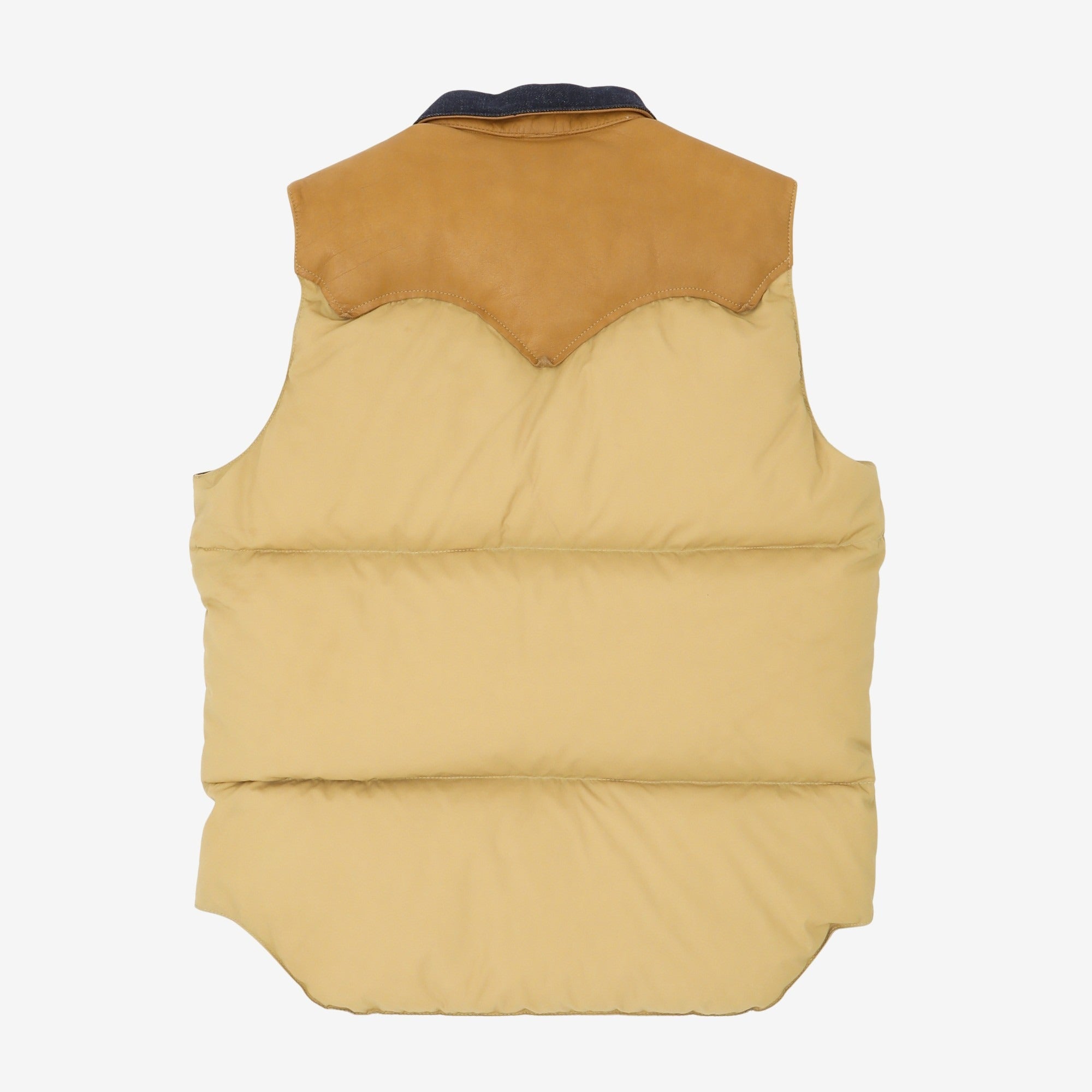 Denim Collar Christy Vest